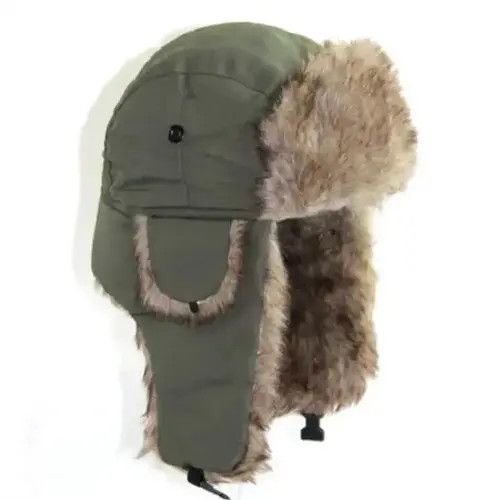 Other Darkgreen Waterproof Trapper Hat Size ONE SIZE - 1 Thumbnail