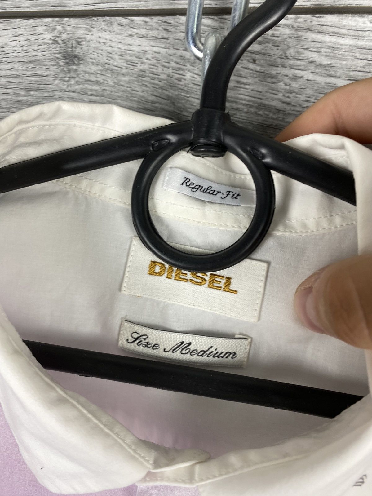 Diesel Mens Vintage Diesel Avant Garde Shirt Button Up Size US M / EU 48-50 / 2 - 8 Thumbnail