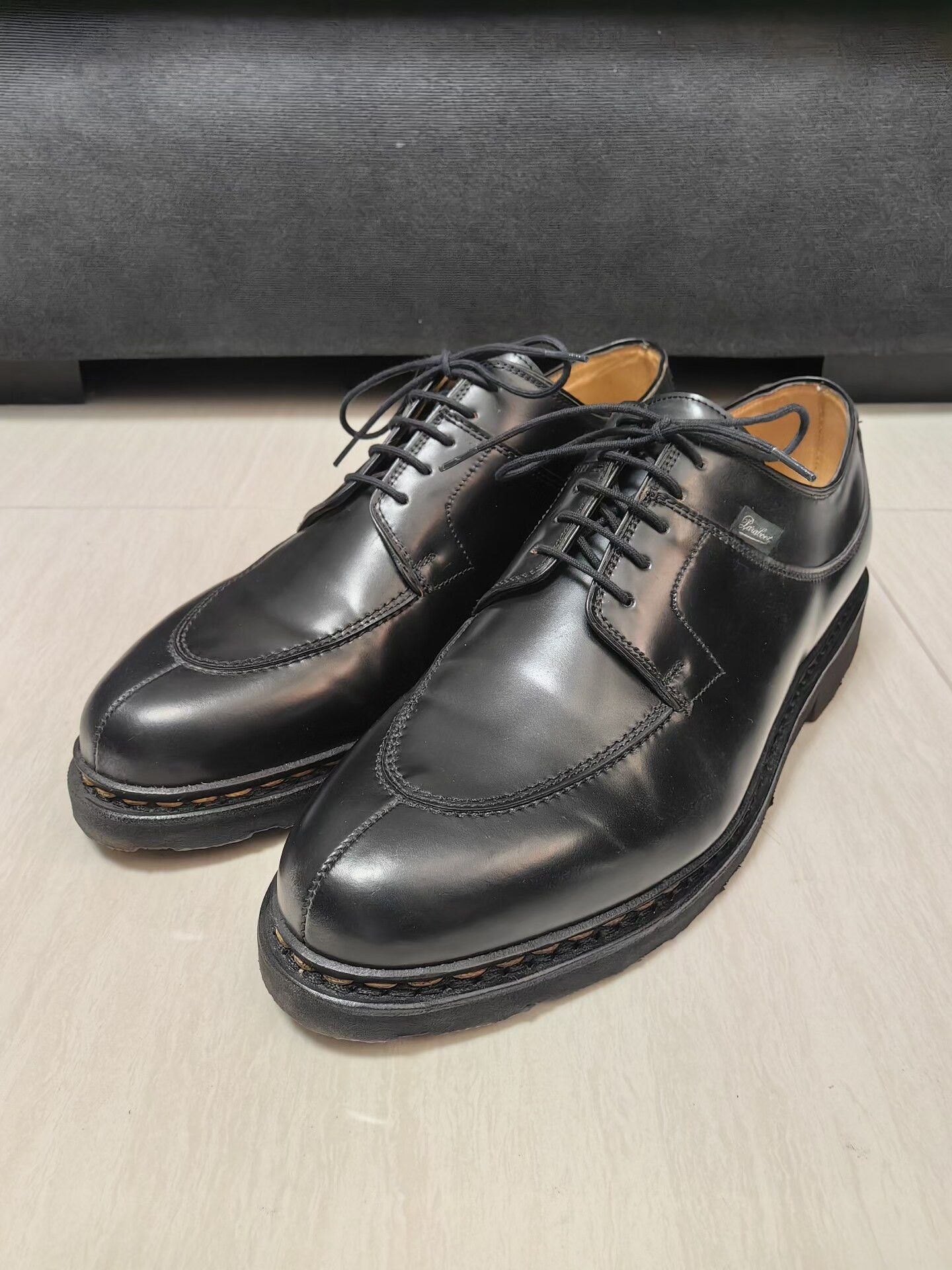 Paraboot Paraboot Avignon Black Leather Shoes Size US 11 / EU 44 - 1 Thumbnail