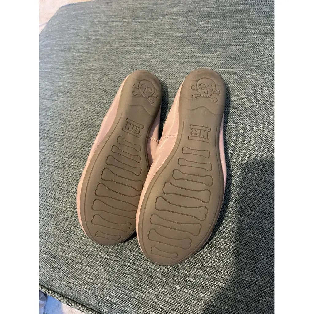 Other Pink Leather Ballet Flats with Crystal Star Detail Size US 6.5 / IT 36.5 - 3 Thumbnail