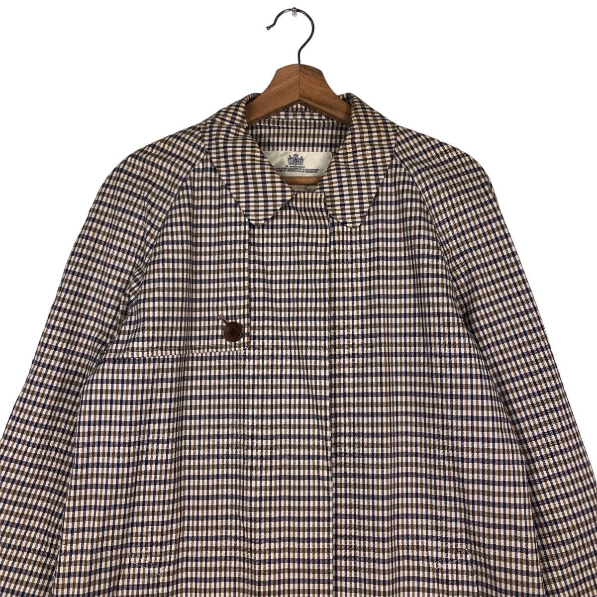 Aquascutum 🔥Long Jacket Aquascutum Made in England Nova Check Design Size US M / EU 48-50 / 2 - 3 Thumbnail