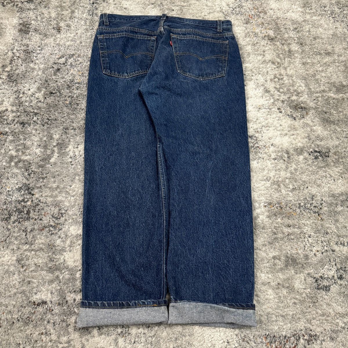 Japanese Brand × Levi's × Vintage Vintage 80s Levi’s 501 button fly made in USA dark wash Size US 36 / EU 52 - 2 Thumbnail