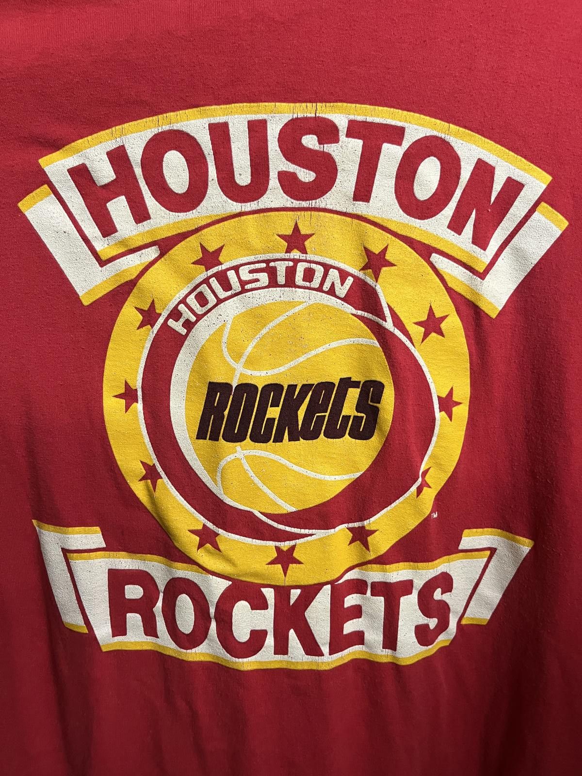 Designer VTG Houston Rockets T-shirt Vintage Rockets Logo Tee - XL Size US XL / EU 56 / 4 - 3 Thumbnail