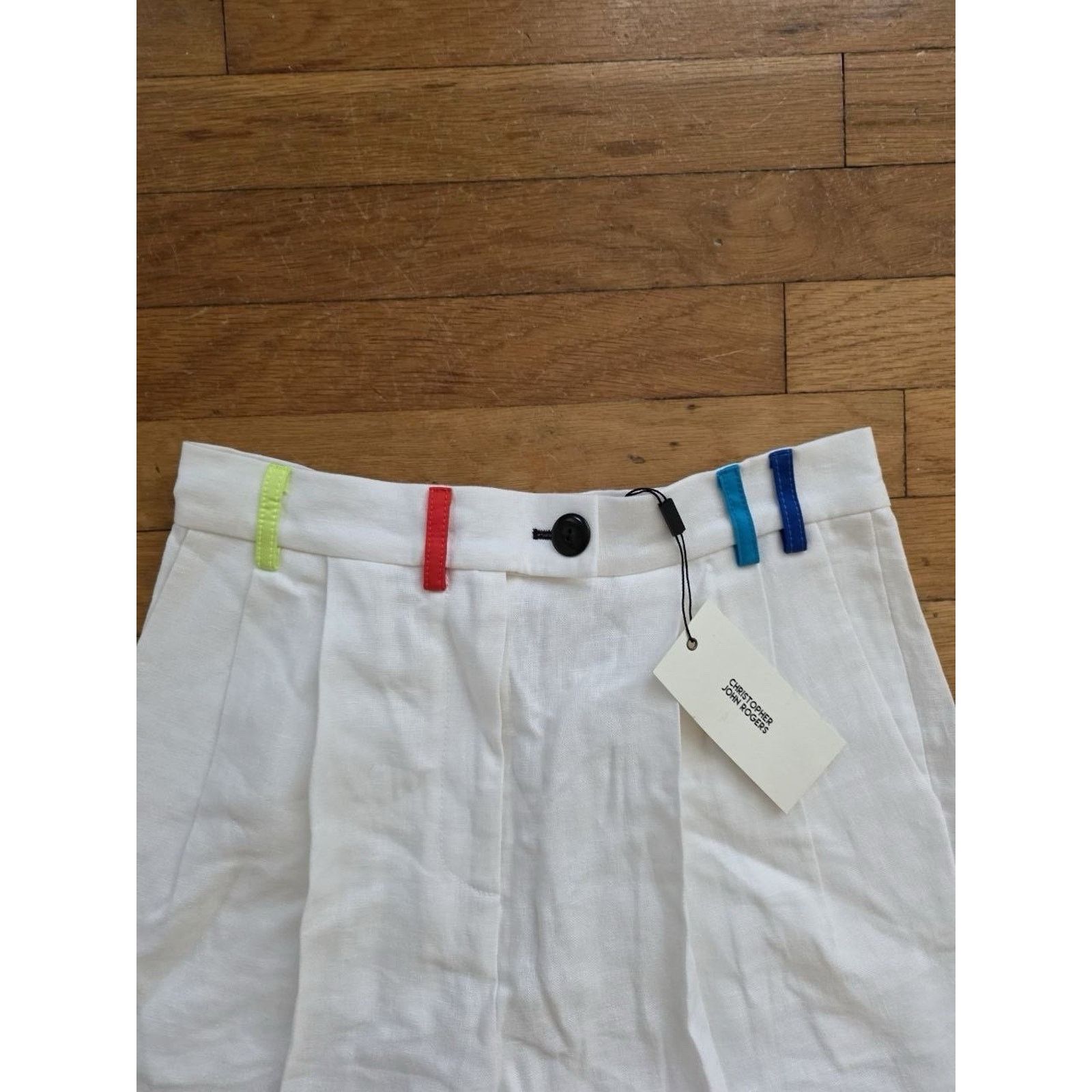 Christopher John Rogers CHRISTOPHER JOHN ROGERS ColorBlock Leg Pants 4 A001034 Size 26" / US 2 / IT 38 - 5 Thumbnail
