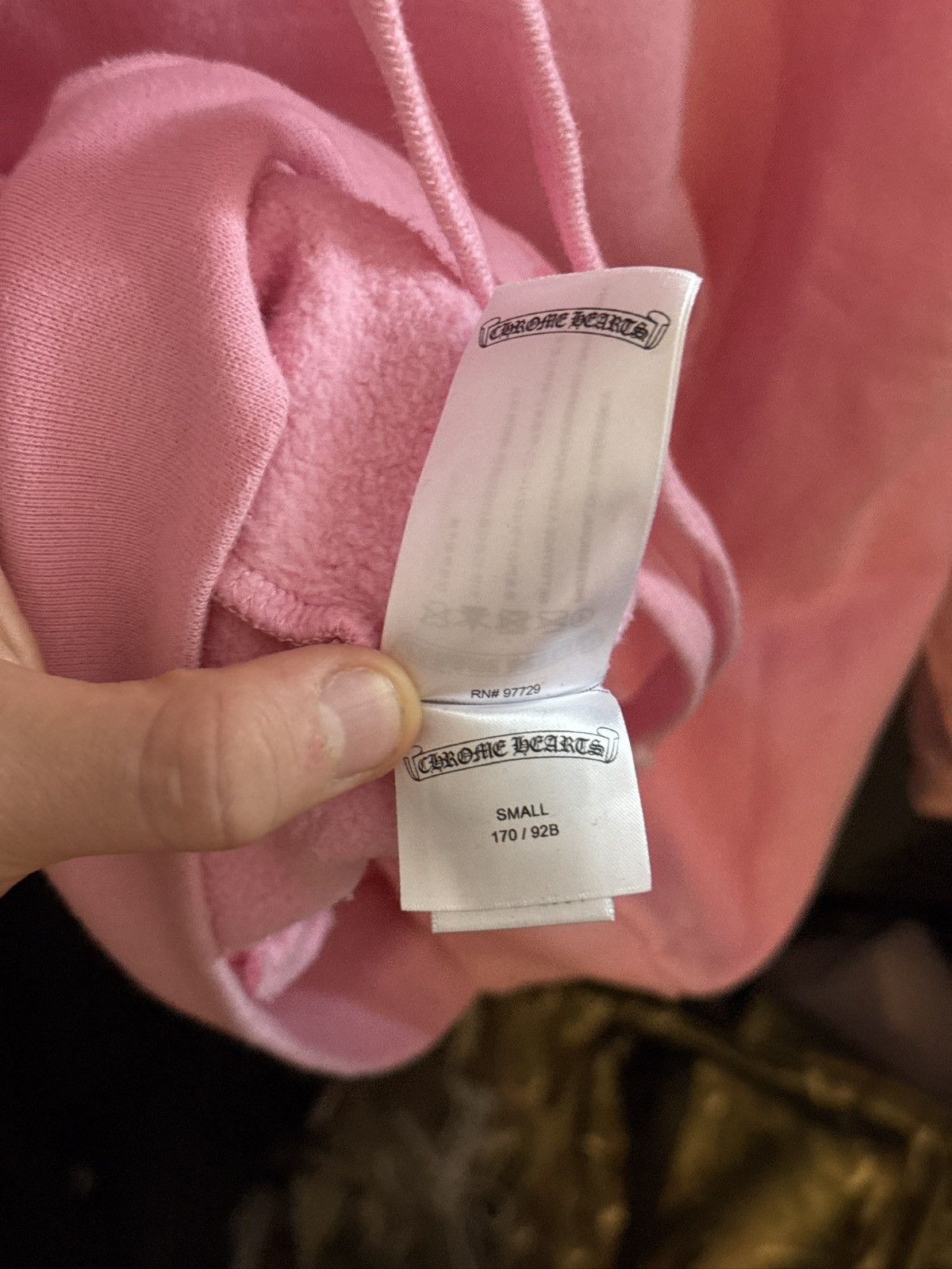 Chrome Hearts Chrome hearts script logo pink hoodie Size US S / EU 44-46 / 1 - 4 Thumbnail