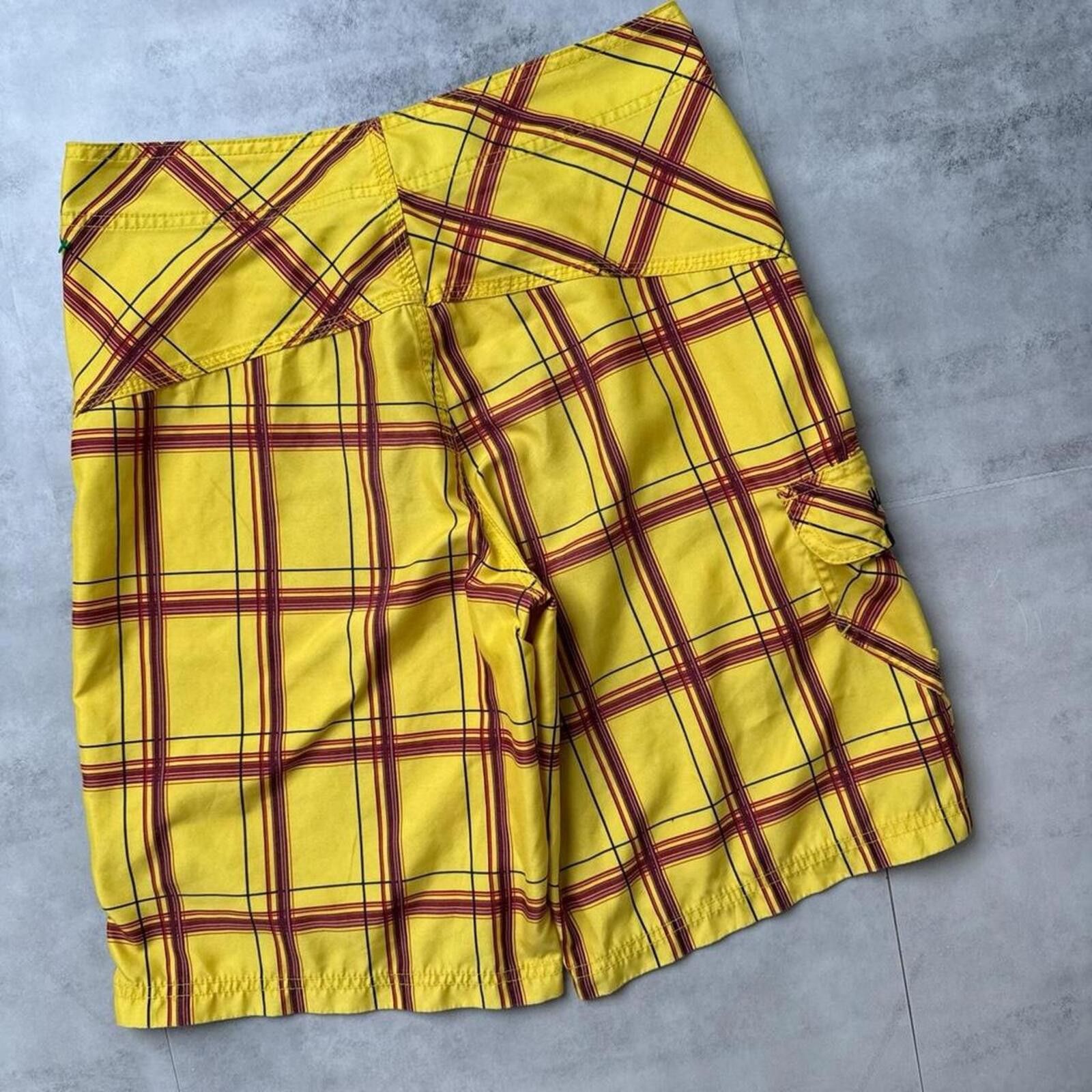Hurley Y2K Hurley 00s Yellow Board Surf Shorts Size US 32 / EU 48 - 7 Thumbnail