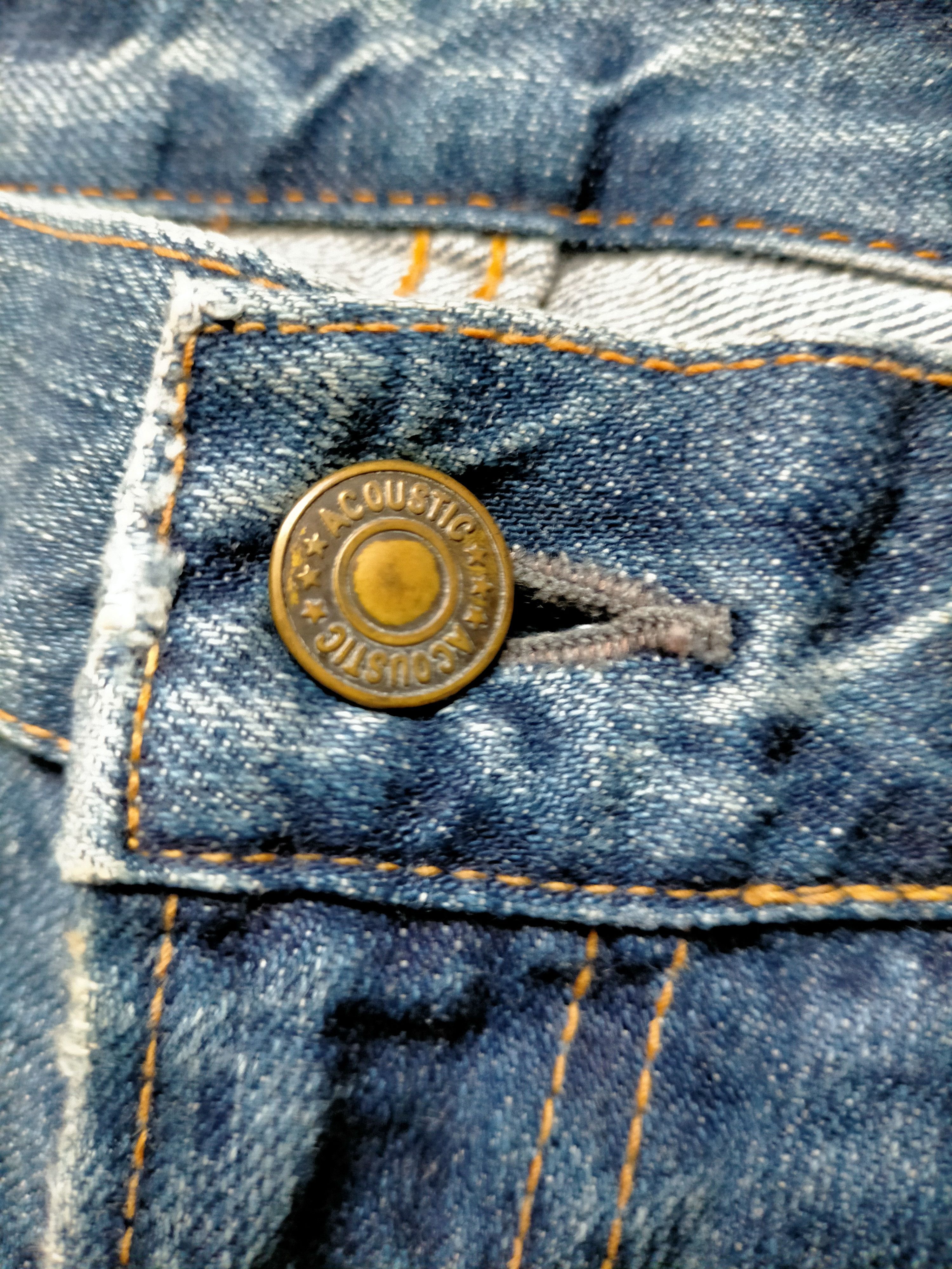 Hysteric Glamour × Japanese Brand Made in Japan Acoustic Denim Pants Size US 31 - 21 Thumbnail
