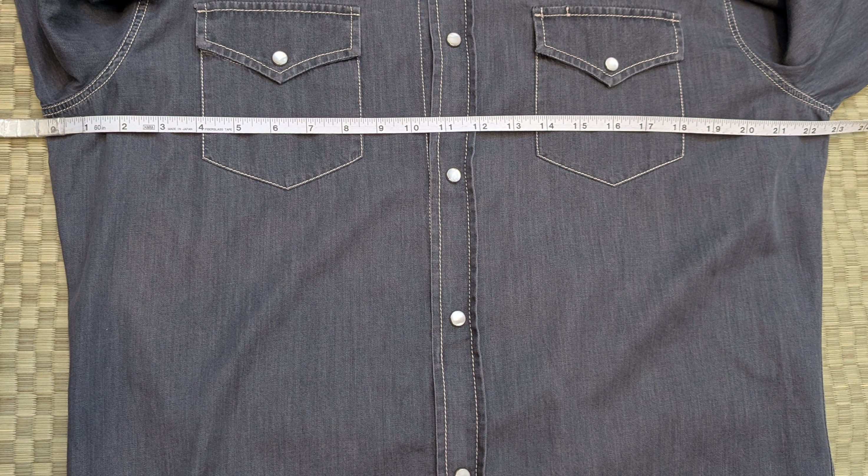Brunello Cucinelli Brunello Cucinelli Easy Fit Denim Western Shirt Size US XXL / EU 58 / 5 - 6 Thumbnail