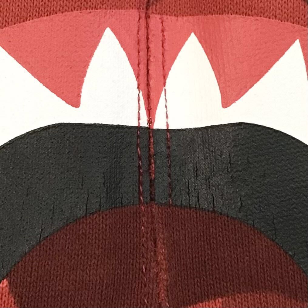 Bape BAPE Red camo shark sweat pants a bathing ape ★size M Size US 32 / EU 48 - 5 Thumbnail