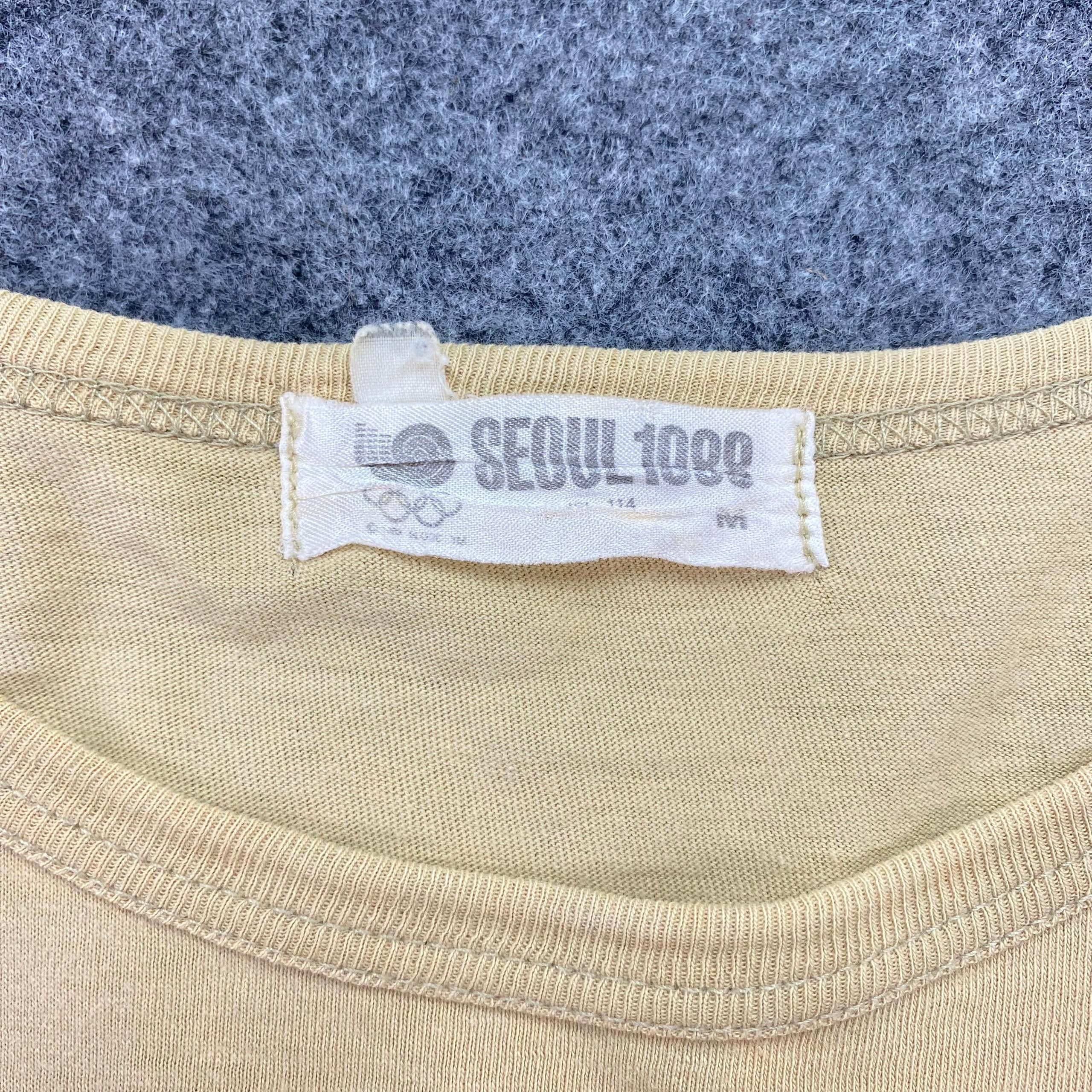 Vintage Vintage 80s Olympic Games Seoul Korea Tshirt Size US M / EU 48-50 / 2 - 9 Thumbnail