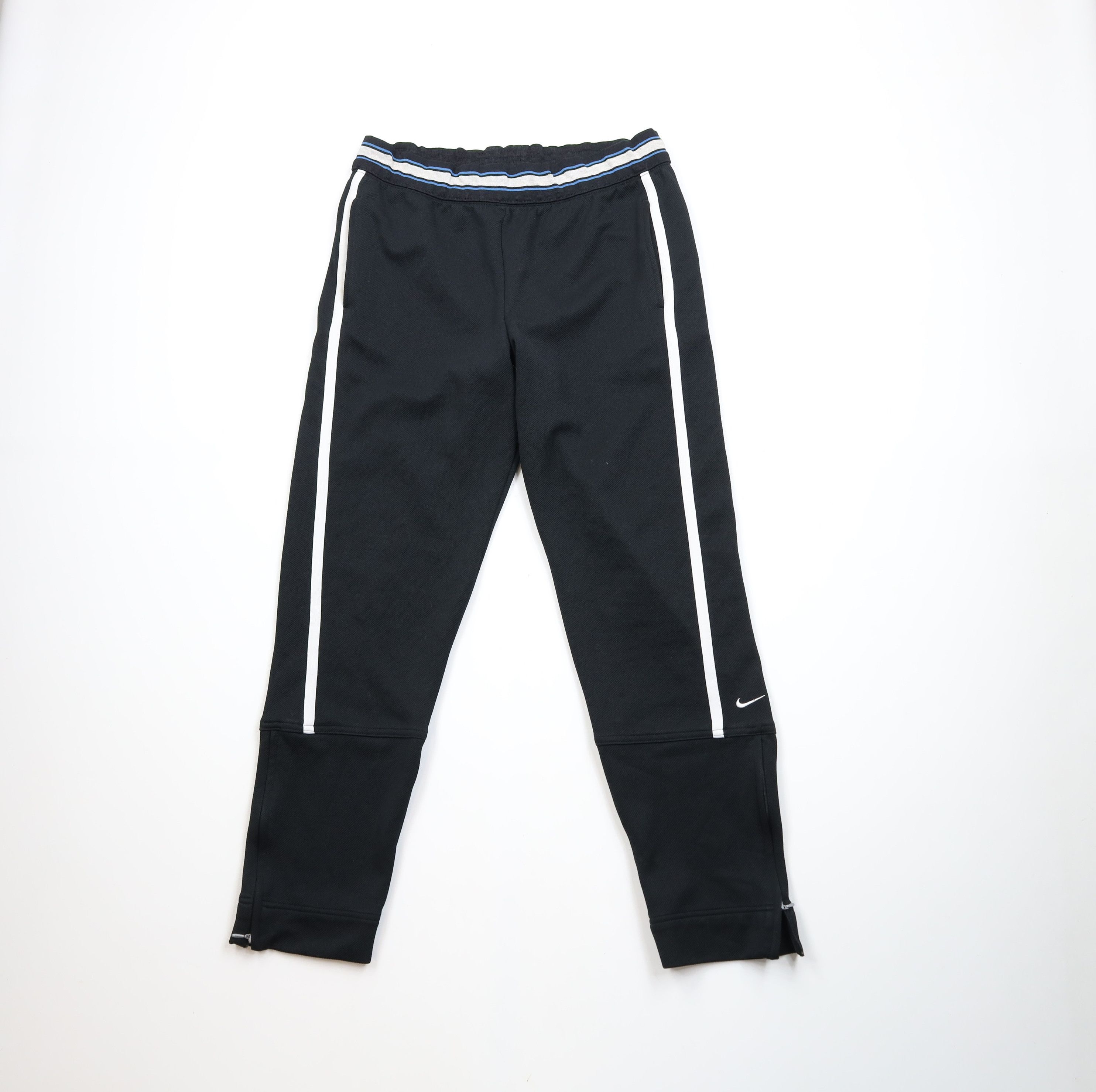 Nike × Vintage Vintage 90s Nike Mini Swoosh Thermal Knit Tapered Sweatpants Size 34" / US 12 / IT 48 - 1 Thumbnail