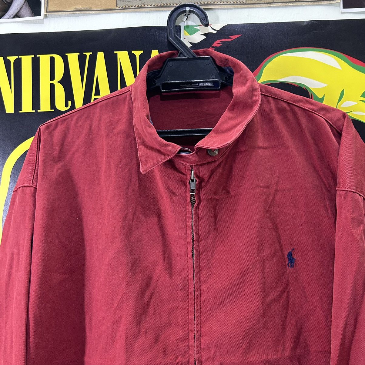 Ralph Lauren Vintage Polo Ralph Lauren Red Zipper Jacket Size US XL / EU 56 / 4 - 2 Thumbnail