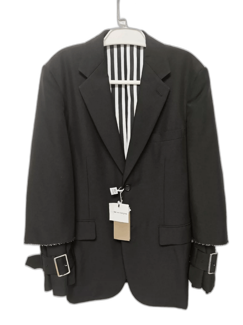 Comme des Garcons comme des garçons homme plus black blazer Size US S / EU 44-46 / 1 - 1 Thumbnail
