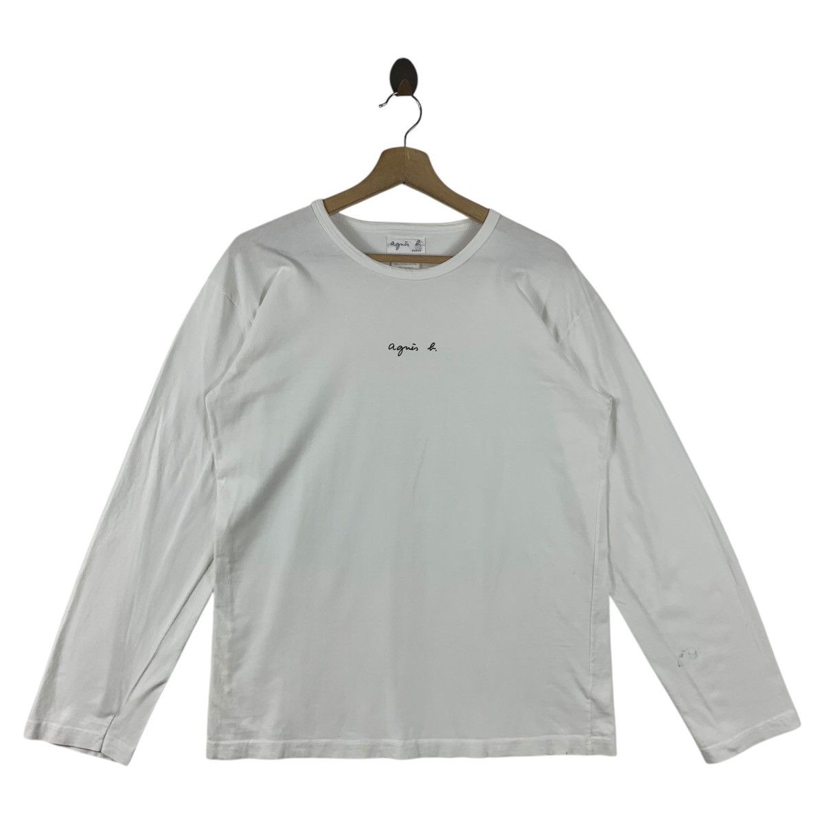 Designer × agnes b. AGNES B Og spellout Long sleeve tee Size US M / EU 48-50 / 2 - 1 Thumbnail