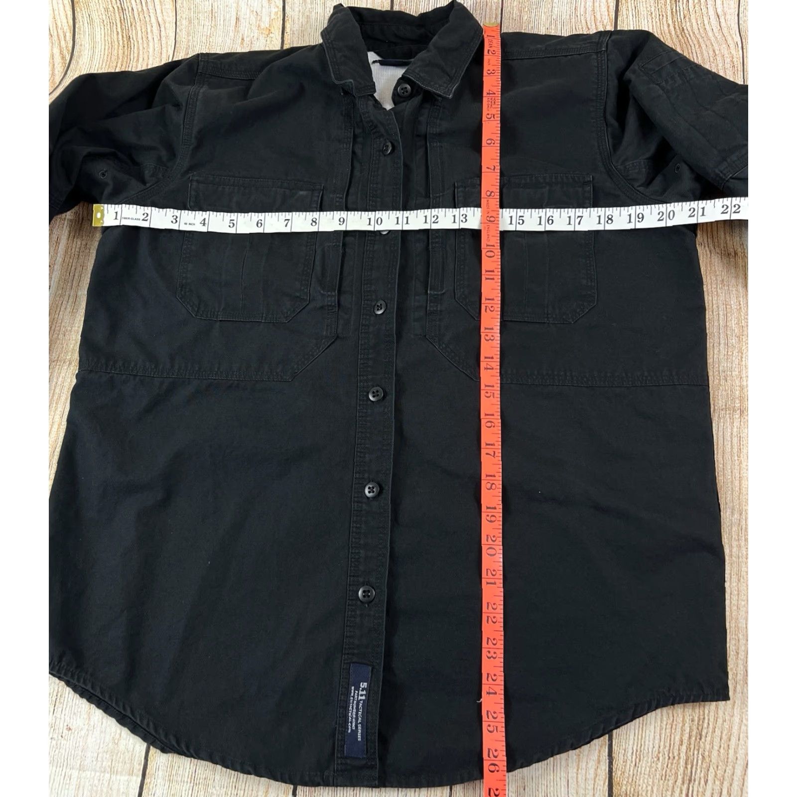 Vintage 5.11 Tactical Mens Button-Up Shirt Black Long Sleeve Men's Casual Workwear 50 in Chest Size M Size US M / EU 48-50 / 2 - 3 Thumbnail