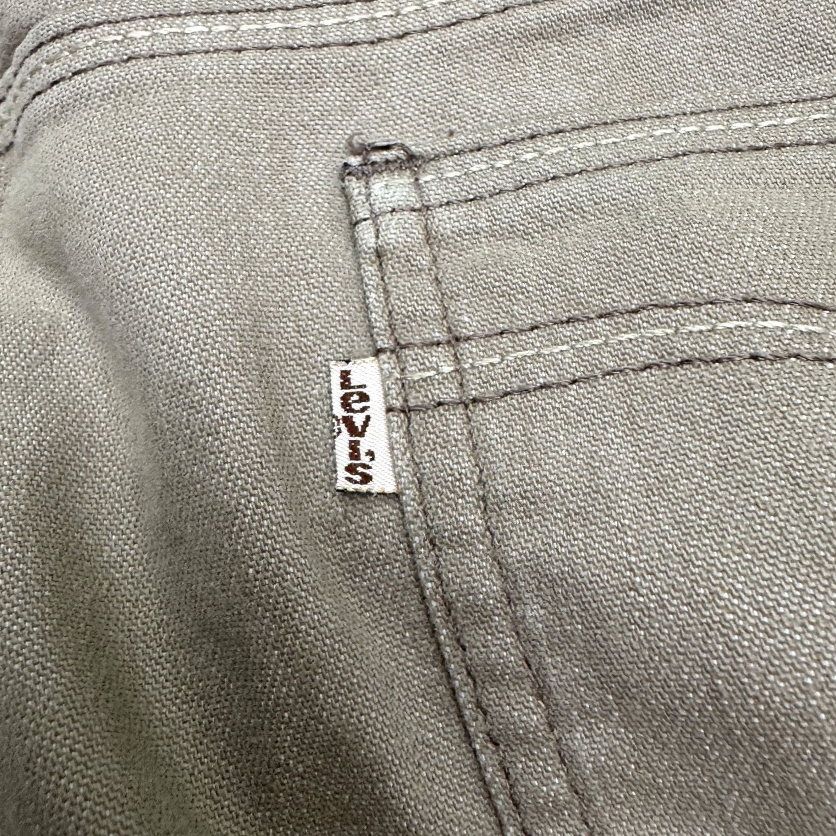 Levi's VINTAGE Levi's Pants Khaki Chino Brown Straight Men 36x26 80s Comfort Classic Size US 36 / EU 52 - 7 Thumbnail