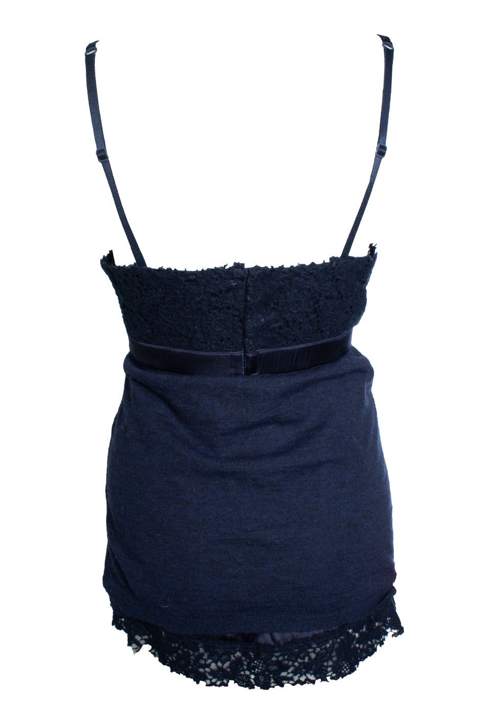 Ermanno Scervino Ermanno Scervino, Blue lingerie top with wool Size S / US 4 / IT 40 - 4 Thumbnail