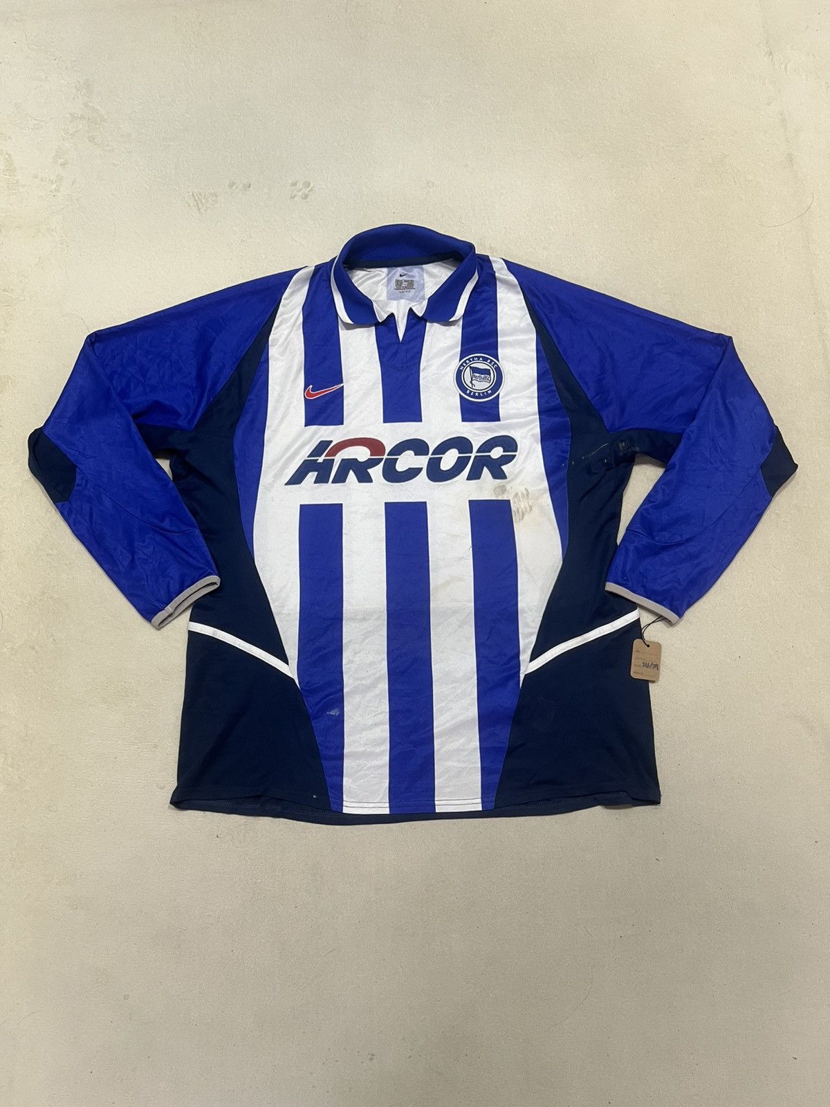 Hertha Berlin 2002-03 nike Home Longsleeve Jersey