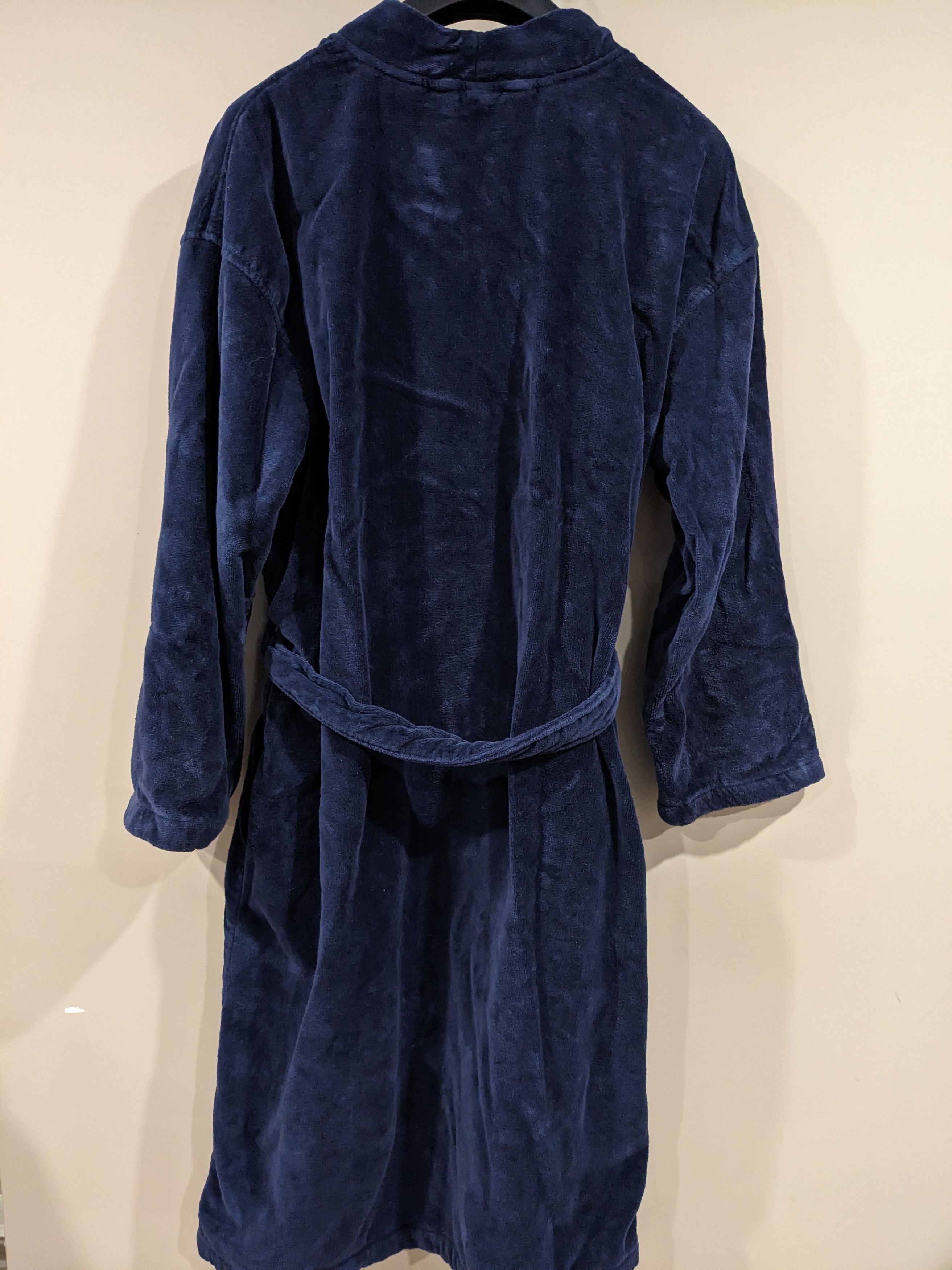Polo Ralph Lauren Polo Ralph Lauren Blue Terry Cloth Robe Bathrobe Mens Small Size US S / EU 44-46 / 1 - 8 Thumbnail