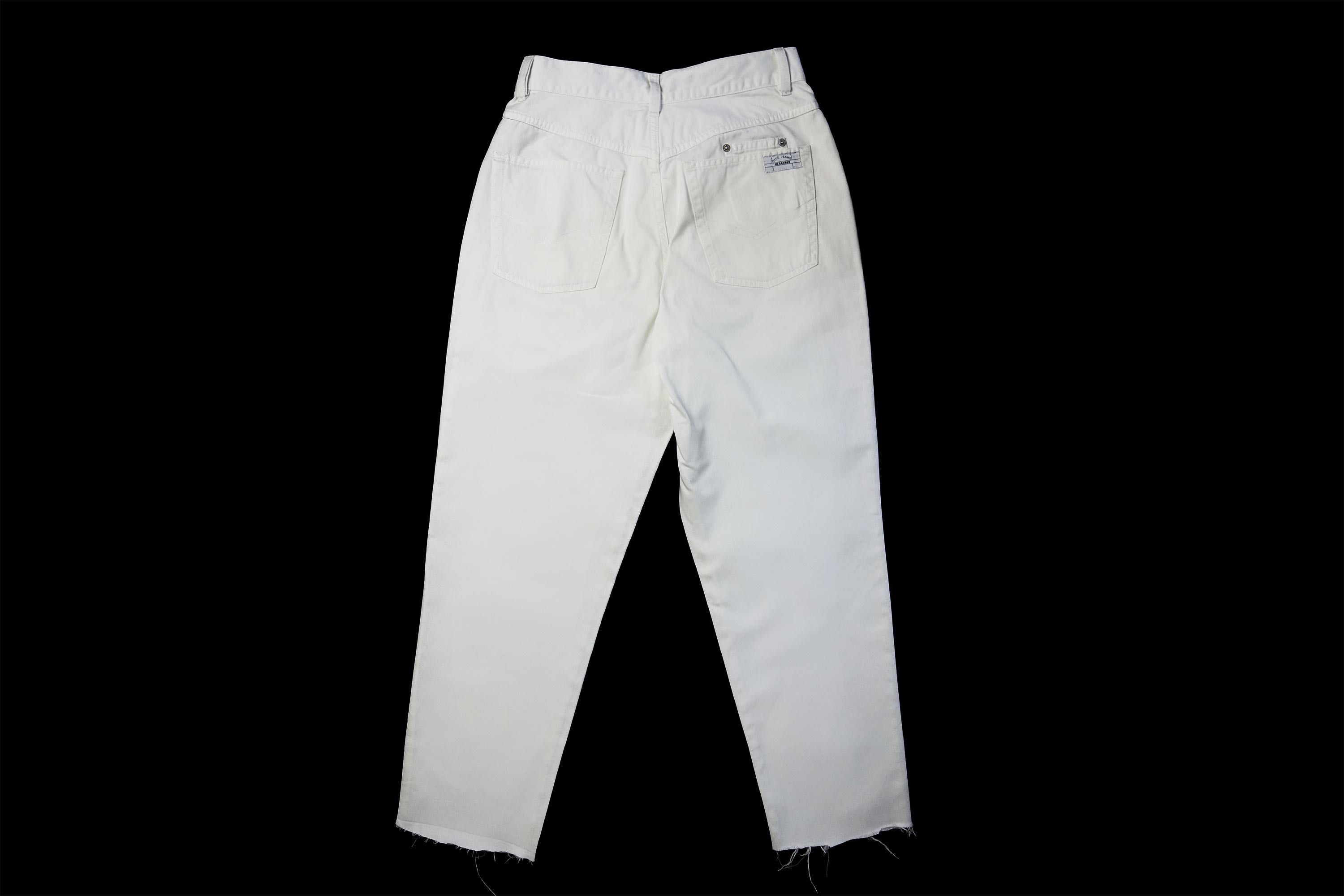 【関税・送料込み】Jil Sander Denim jeans ホワイト JIL SANDER Cropped high-rise straight-leg jeans | NET-A-PORTER