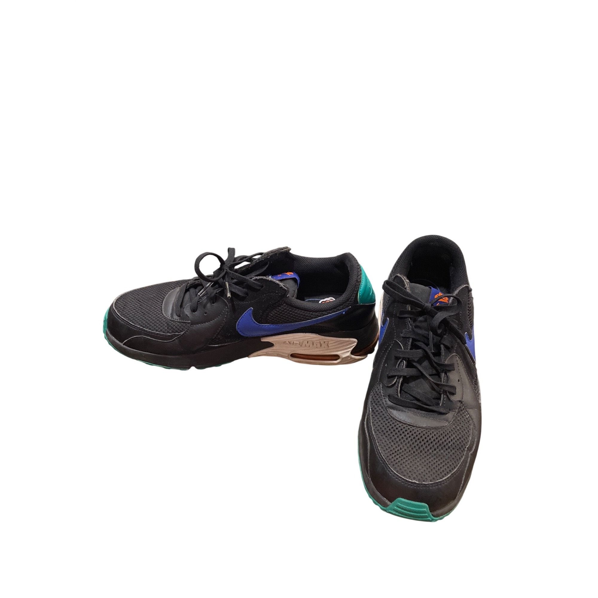Nike Nike Air Max Excee mens leather black blue neptune sneakers Size US 10.5 / EU 43-44 - 2 Thumbnail