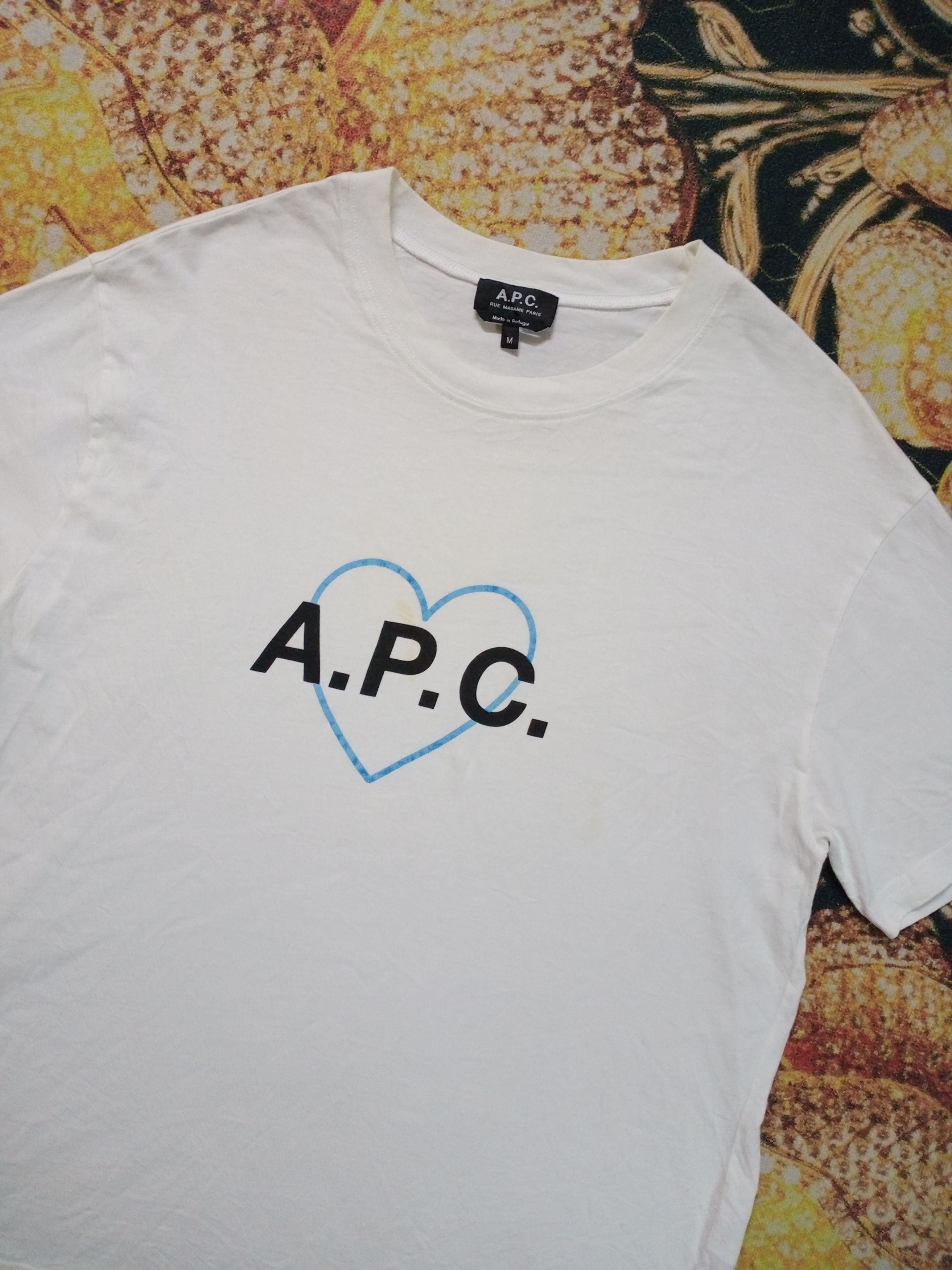 A.P.C. Rare A.P.C. Amore Tshirt Size US M / EU 48-50 / 2 - 1 Thumbnail