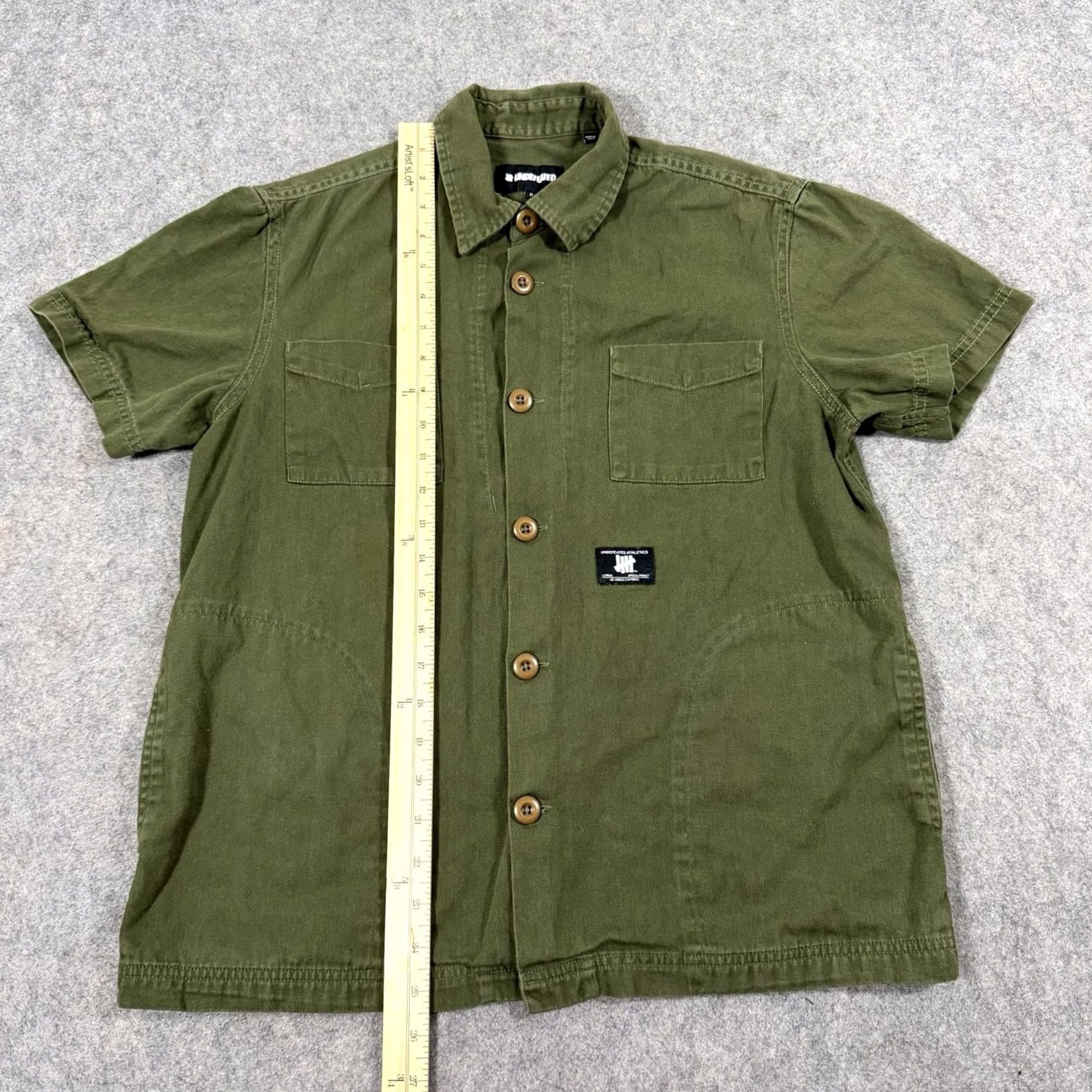 Undefeated Undefeated UNDFTD UNIT BDU Button Shirt Men's Sz Small Olive Green Size US S / EU 44-46 / 1 - 5 Thumbnail