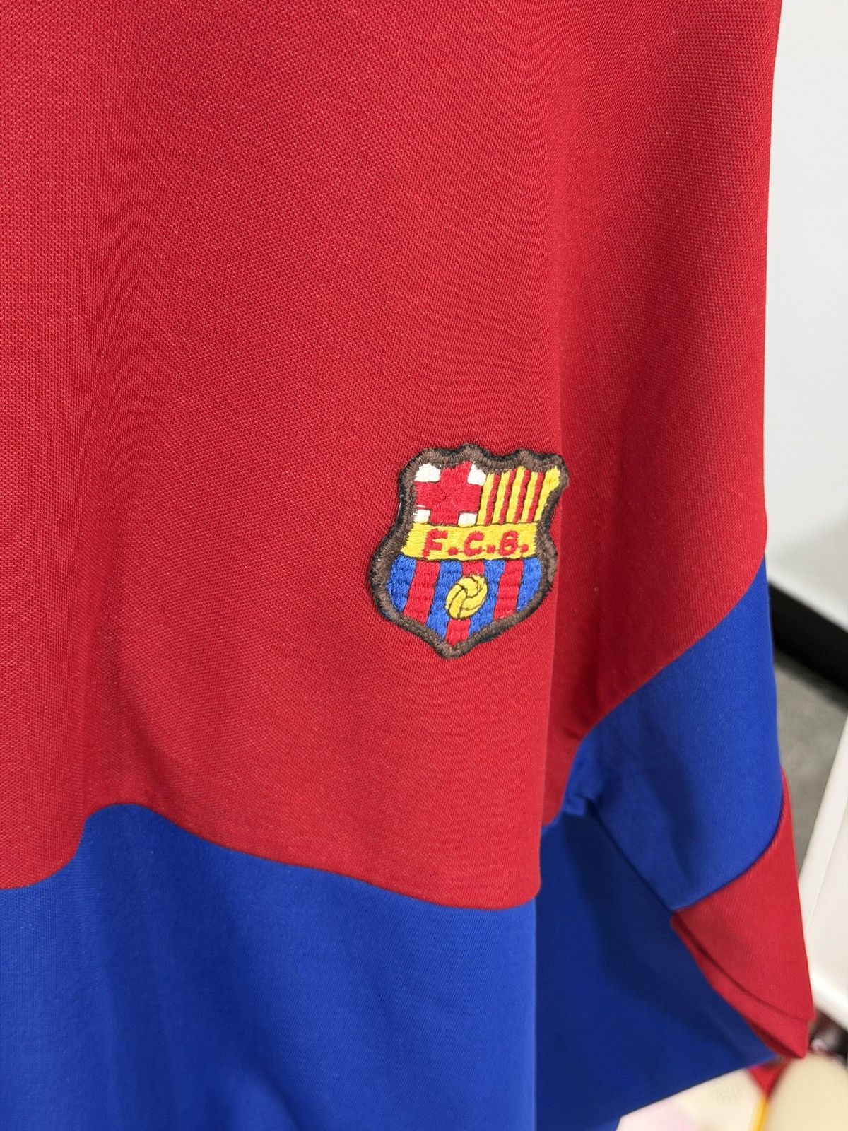 Jerzees Rare Vintage FC Barcelona Meyba Sweatshirt 80s/90s Size US L / EU 52-54 / 3 - 2 Thumbnail