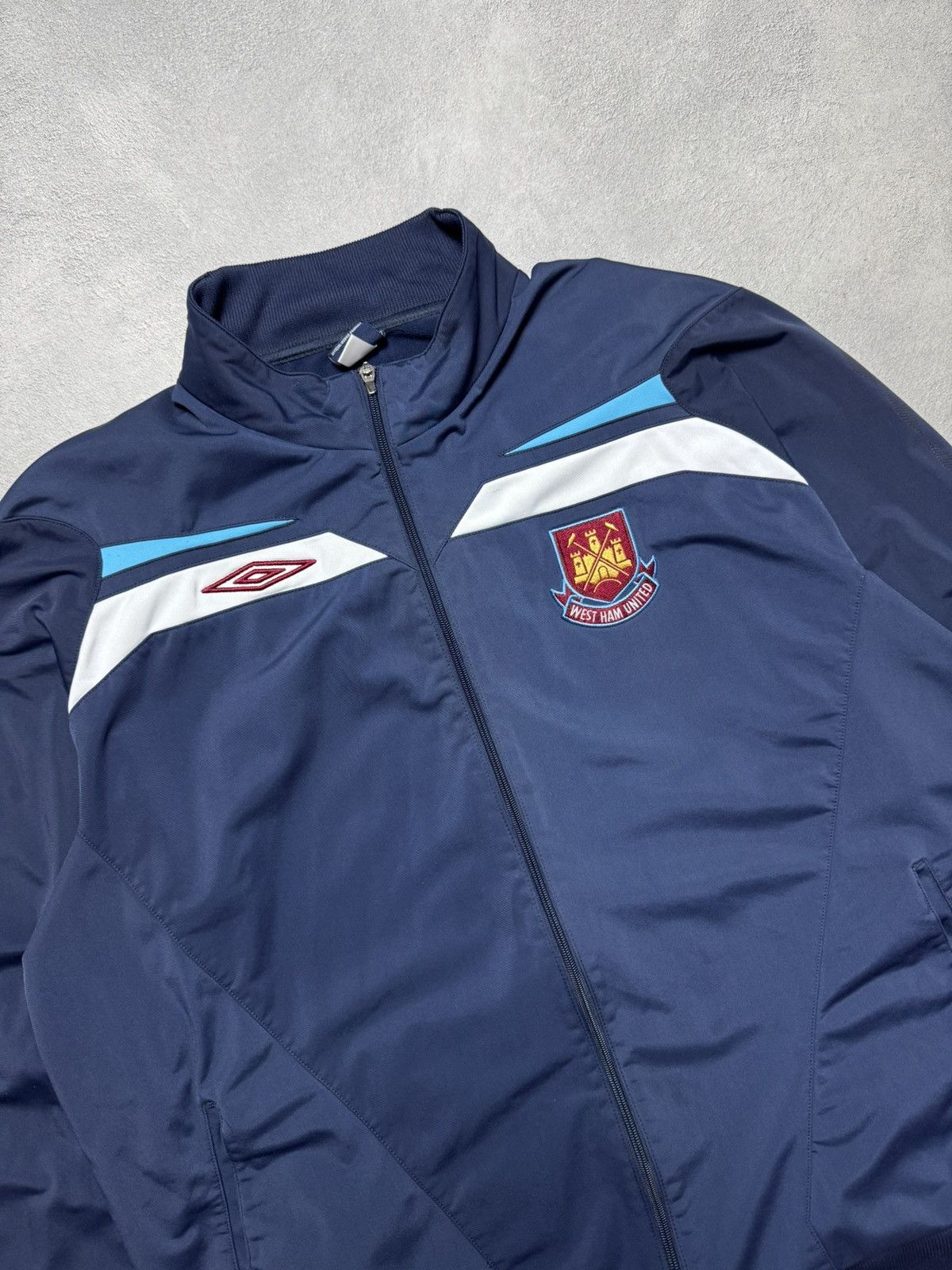 Umbro West Ham United 2008 2009 Football Soccer Track Jacket Umbro Size US XXL / EU 58 / 5 - 3 Thumbnail