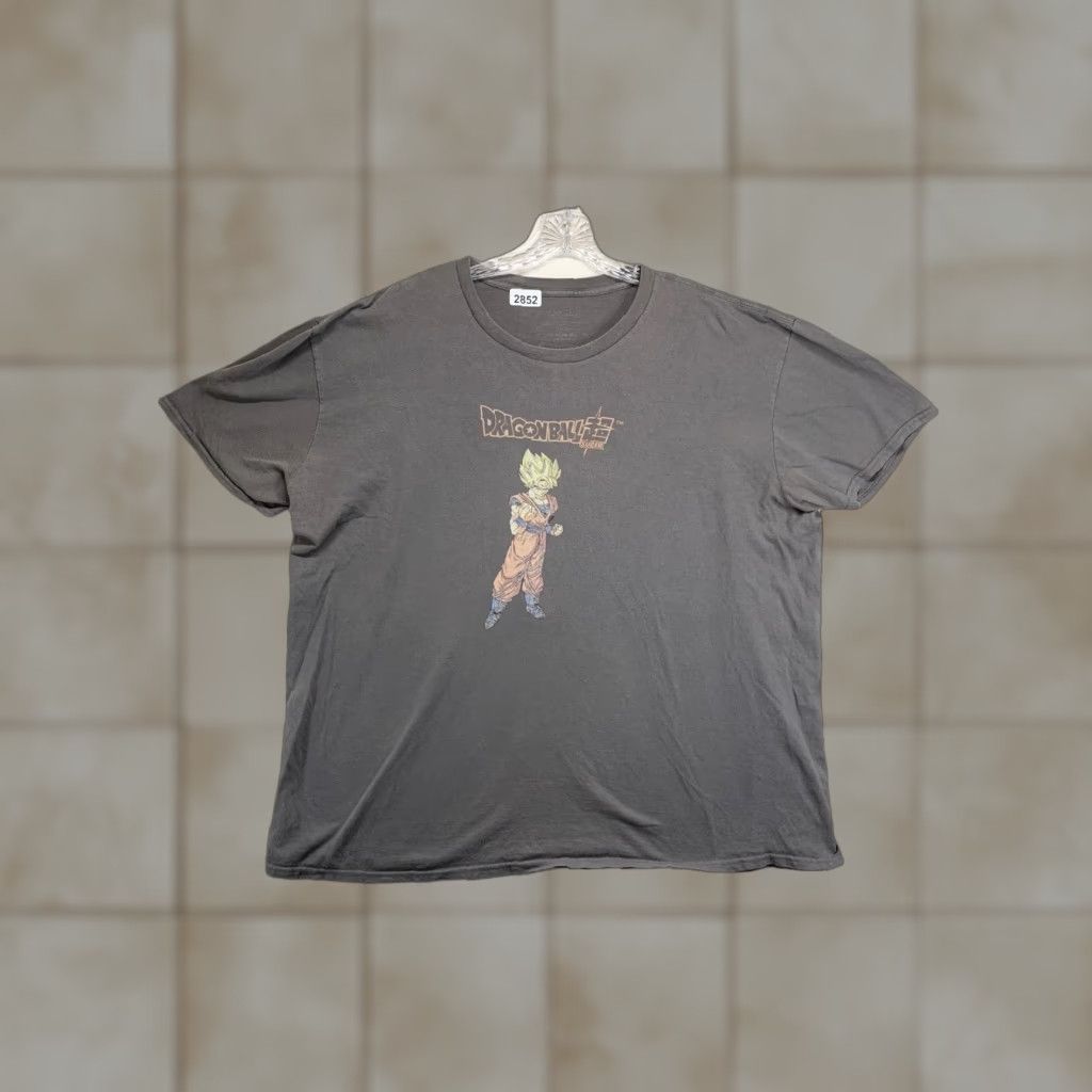 Vintage VINTAGE Dragon Ball Super T-Shirt Men 2XL Cotton Anime Graphic Crew Neck Faded Gray Oversized Casual Size US XXL / EU 58 / 5 - 1 Thumbnail