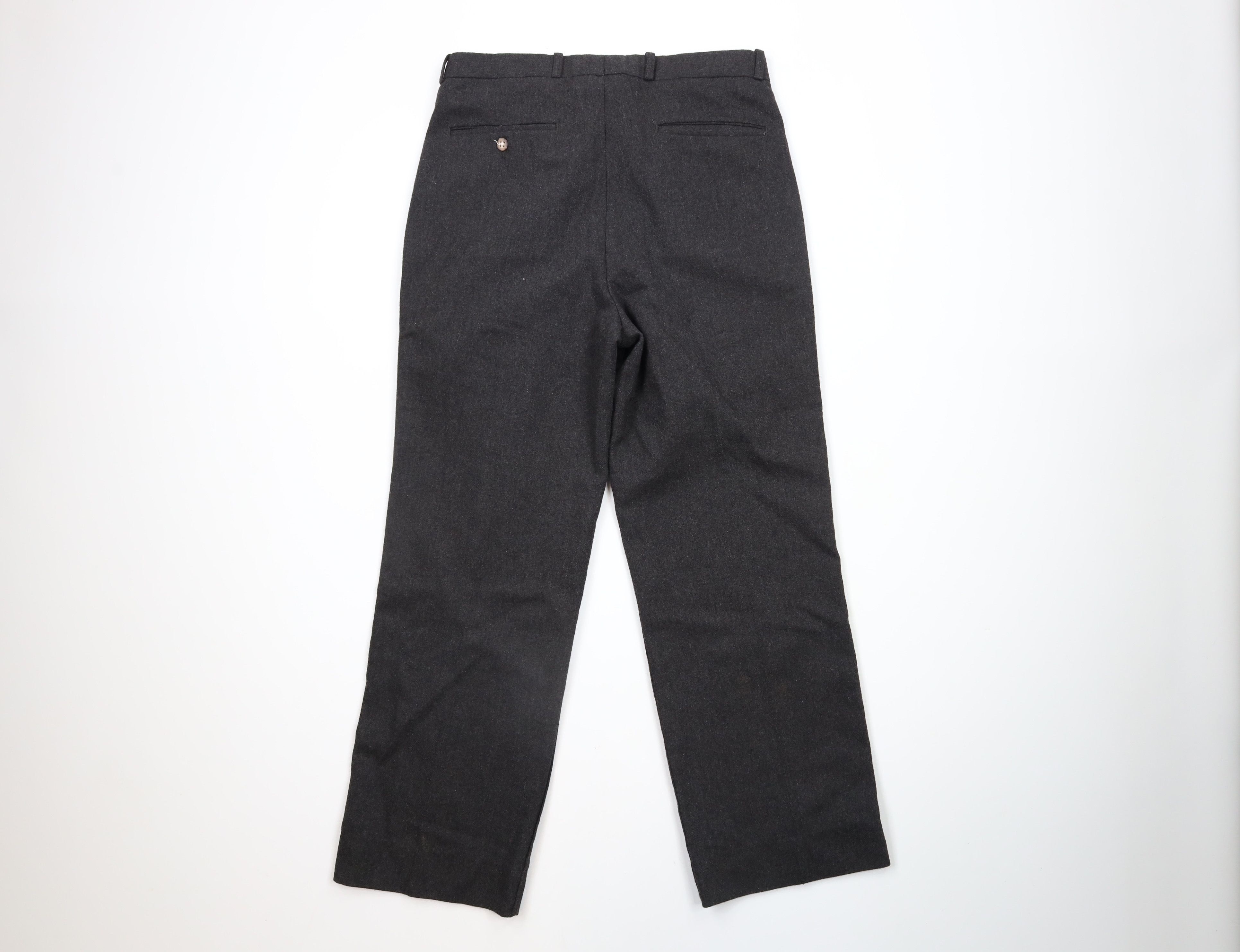 Vintage Vintage 70s Streetwear Wool Tweed Chino Pants Gray USA Size US 30 / EU 46 - 9 Thumbnail