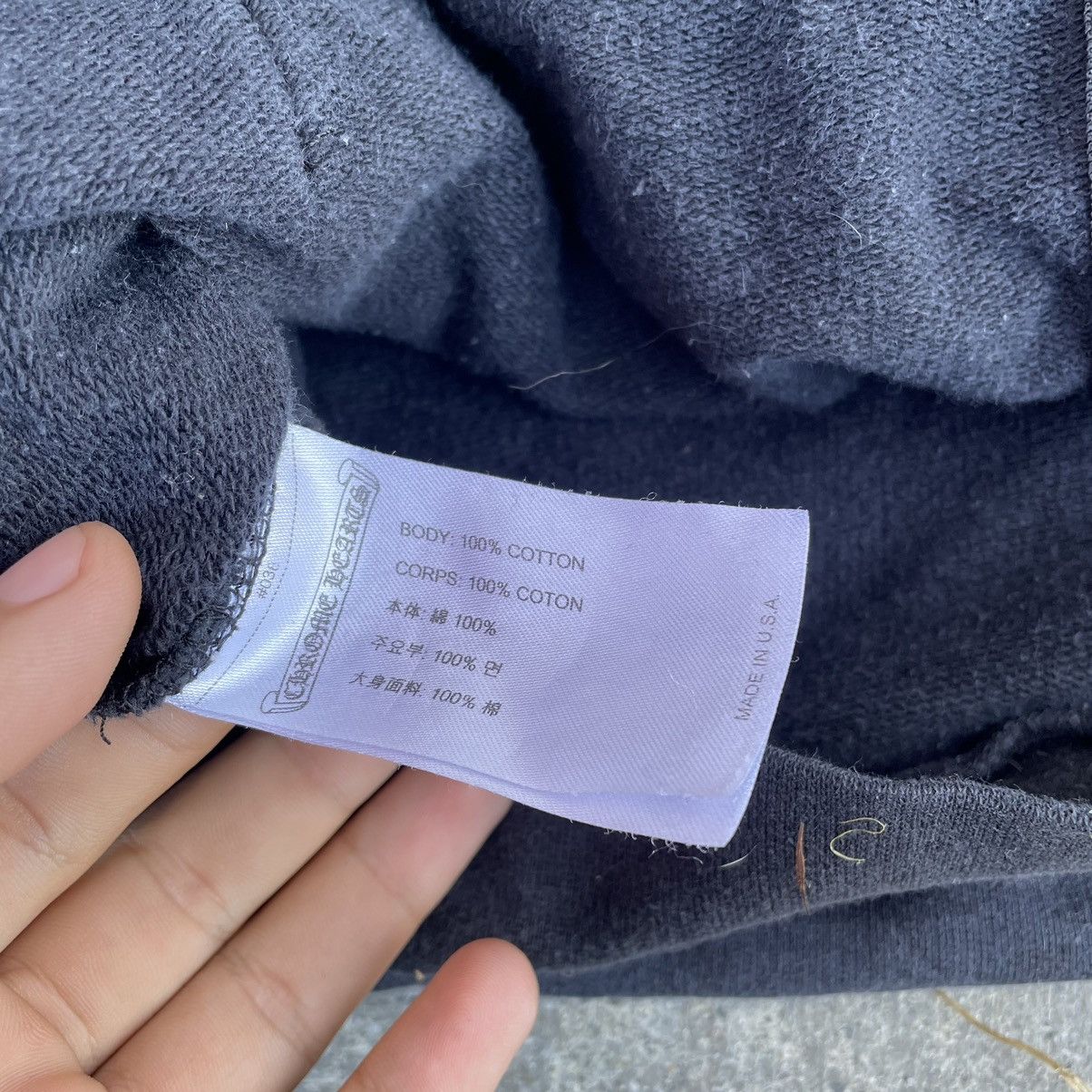 Chrome Hearts Chrome hearts transparent all over print black zip up hoodie Size US M / EU 48-50 / 2 - 5 Thumbnail