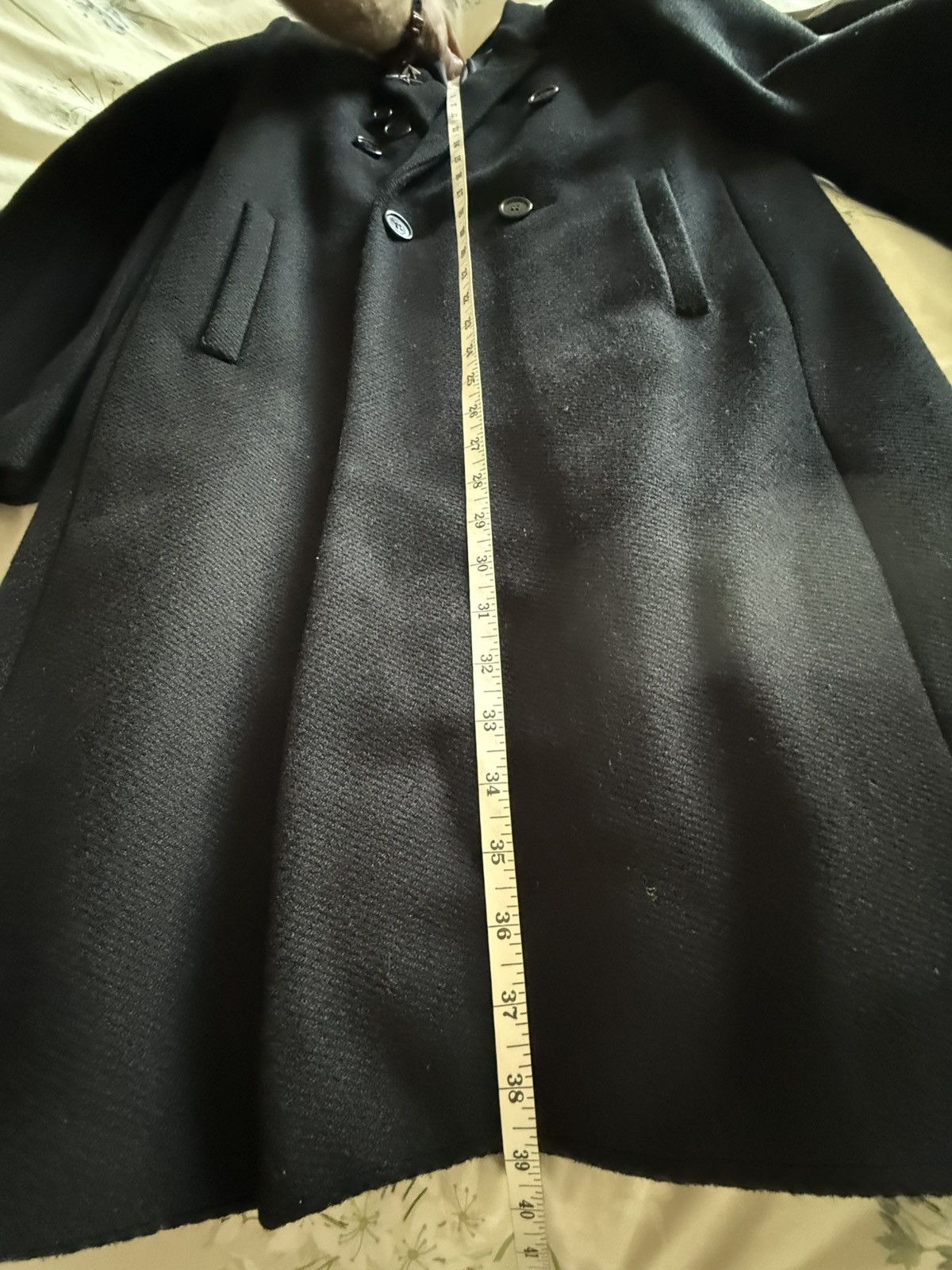 Saint Laurent Paris FW17 Saint Laurent Chesterfield black wool jacket coat Size US XS / EU 42 / 0 - 5 Thumbnail
