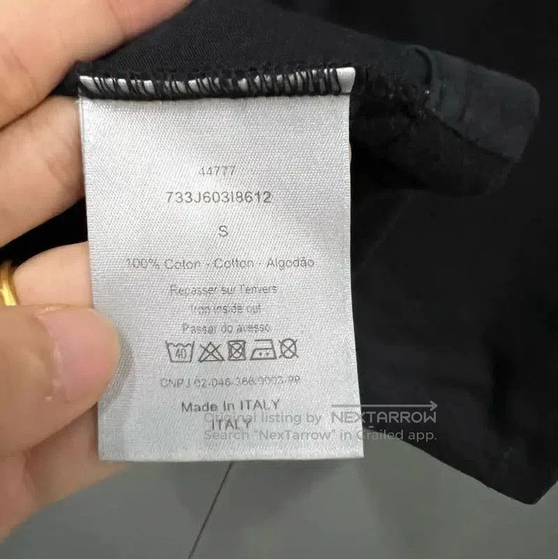 Dior Dior Black Cotton Short Sleeve T. Size S / US 4 / IT 40 - 3 Thumbnail