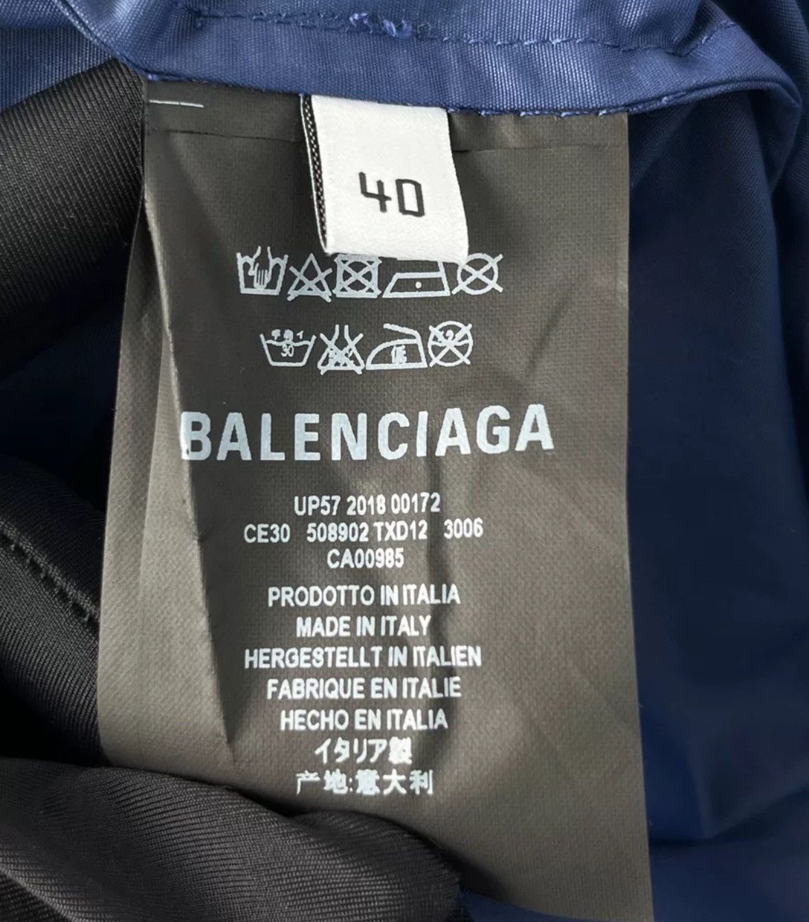 Balenciaga Balenciaga blue and red assault suit Size US M / EU 48-50 / 2 - 4 Thumbnail