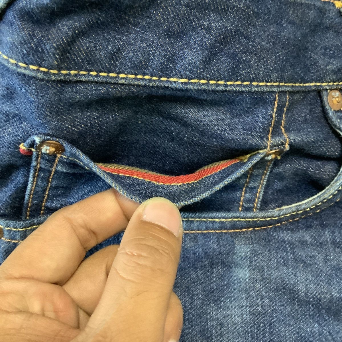 Evisu × Japanese Brand EVISU EMBROIDERED SEAGULL SELVEDGE JEANS Size US 38 / EU 54 - 16 Thumbnail
