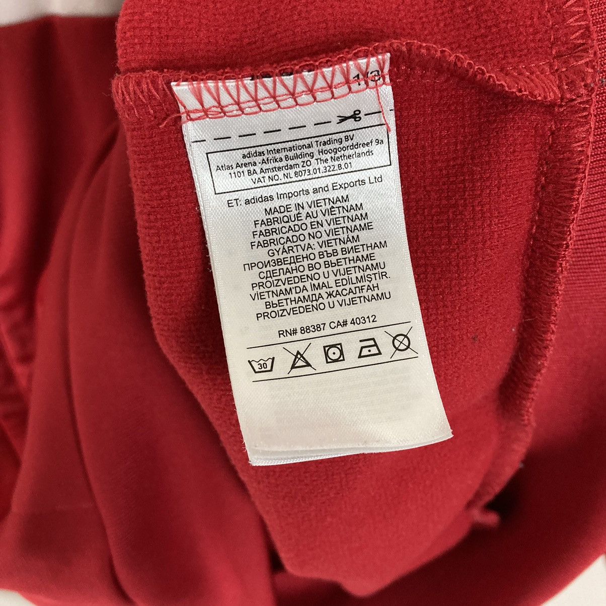 Adidas Adidas Manchester United Zip Up Track Jacket Size US L / EU 52-54 / 3 - 8 Thumbnail