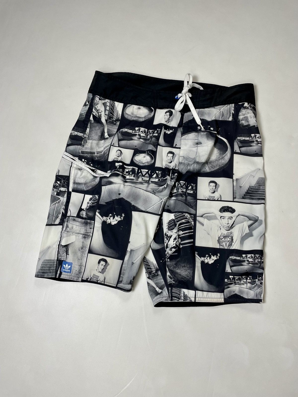 Adidas 👽RARE👽 Adidas Herren Grant Bade shorts Size US 33 - 2 Thumbnail