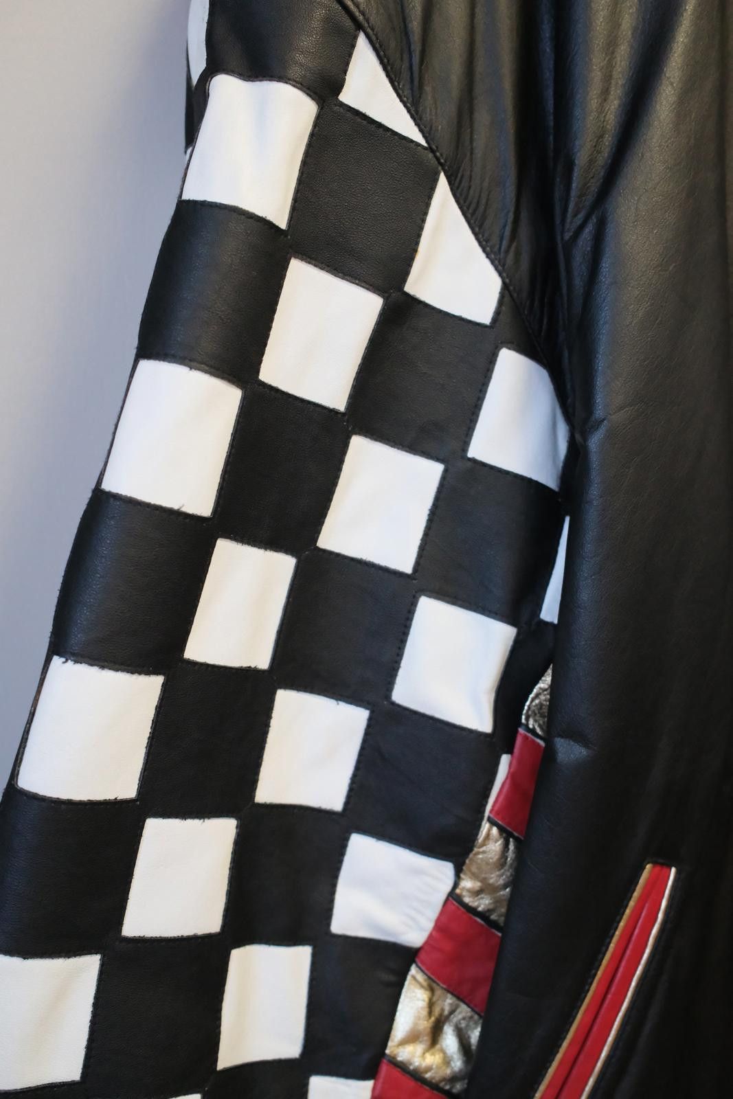 Chase Authentics 90s Chase Authentic 50th Anniversary Nascar Leather Jacket Size L / US 10 / IT 46 - 5 Thumbnail