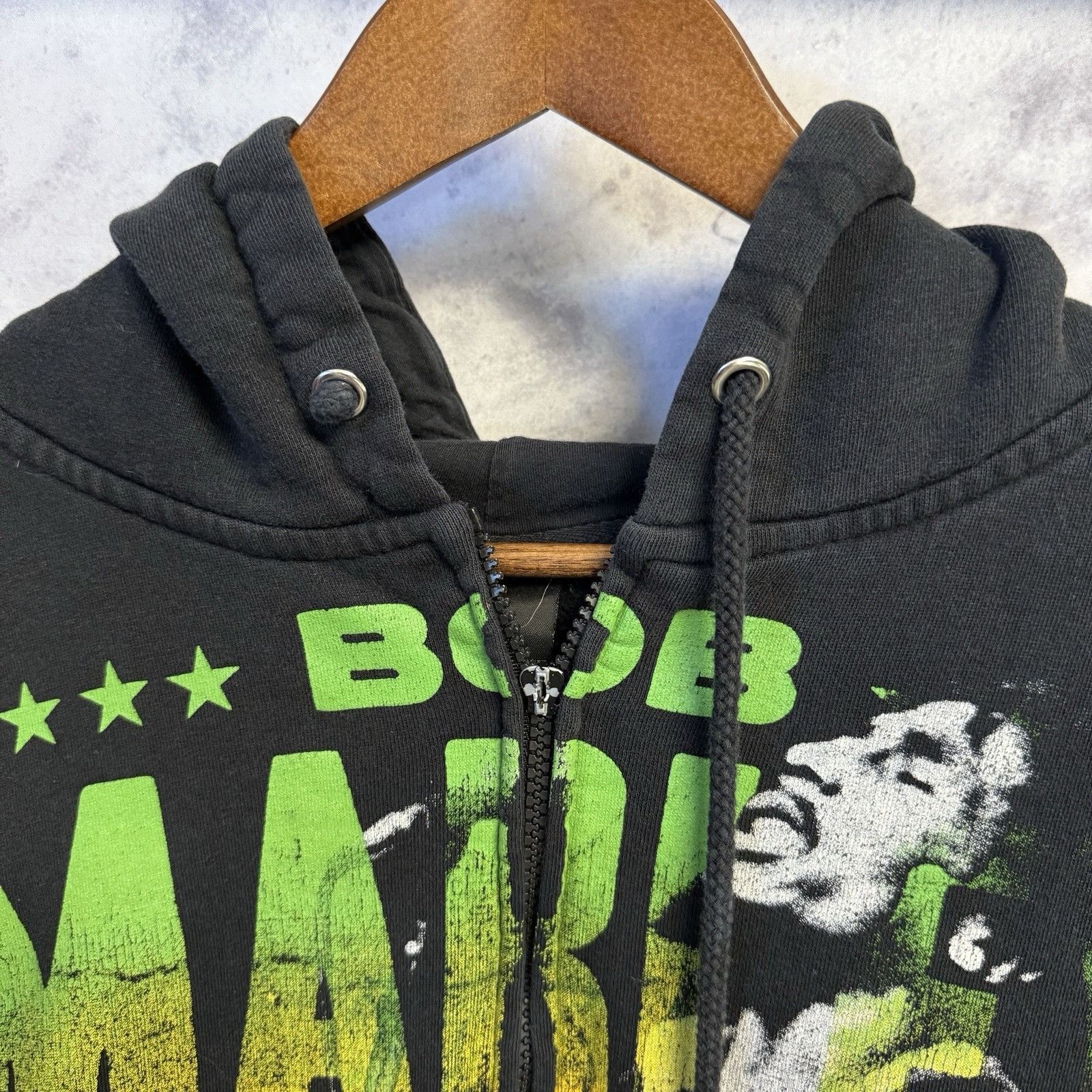 Zion Rootswear Vintage Bob Marley Hoodie Sweatshirt Zion Rootswear AOP Band Size US L / EU 52-54 / 3 - 3 Thumbnail