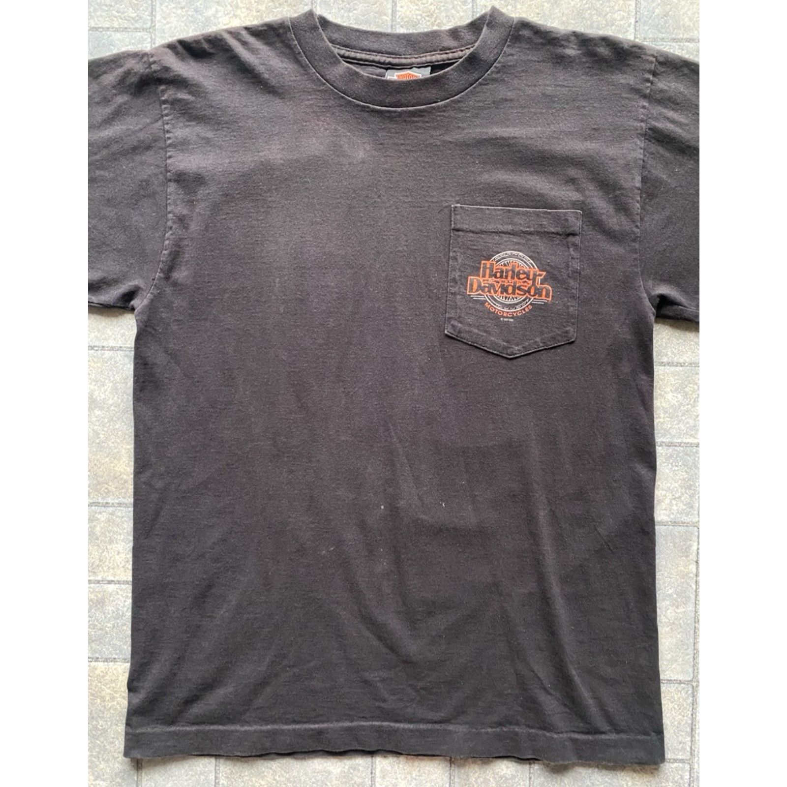 Harley Davidson VINTAGE Harley-Davidson Long Sleeve Shirt M Men Black 1997 Wisconsin Harley-Davidson 90s Biker Motorcycle Wisconsin United States Size US M / EU 48-50 / 2 - 7 Thumbnail