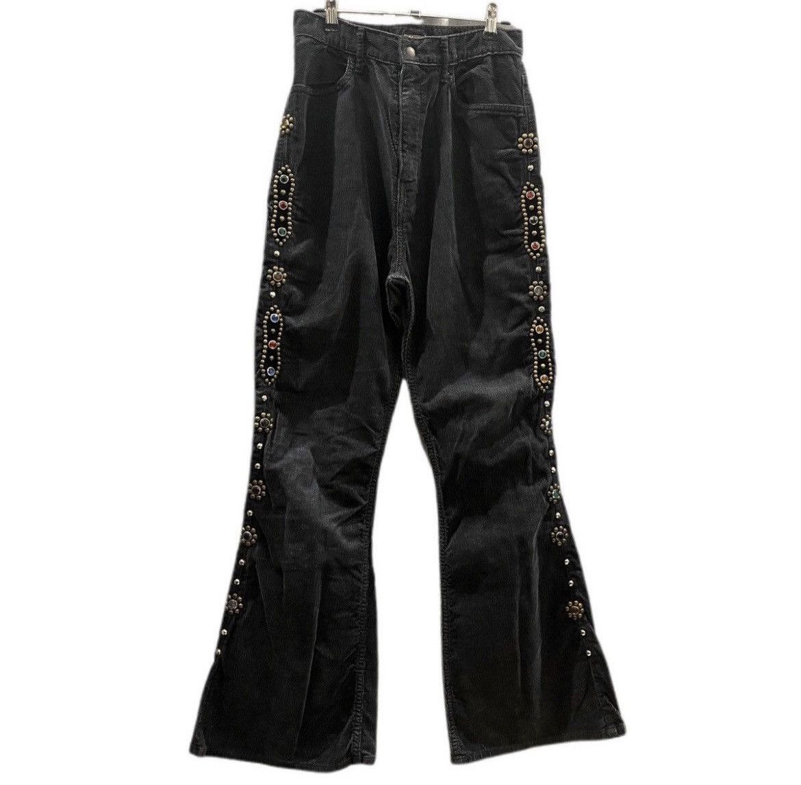 Kapital Kapital Studs Flare Pants Corduroy stk size 1 Size US 30 / EU 46 - 1 Thumbnail