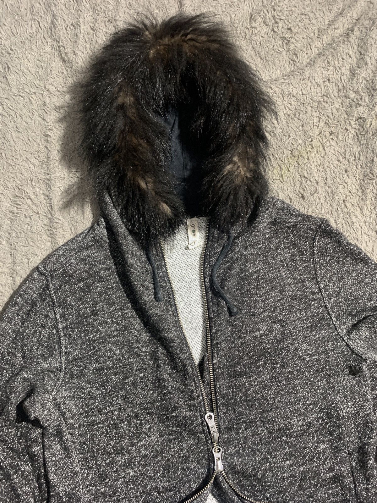 Hysteric Glamour × Japanese Brand × Le Grande Bleu (L.G.B.) GRAN HOODIE ZIPPER FUR LGB STLYE Size US M / EU 48-50 / 2 - 7 Thumbnail