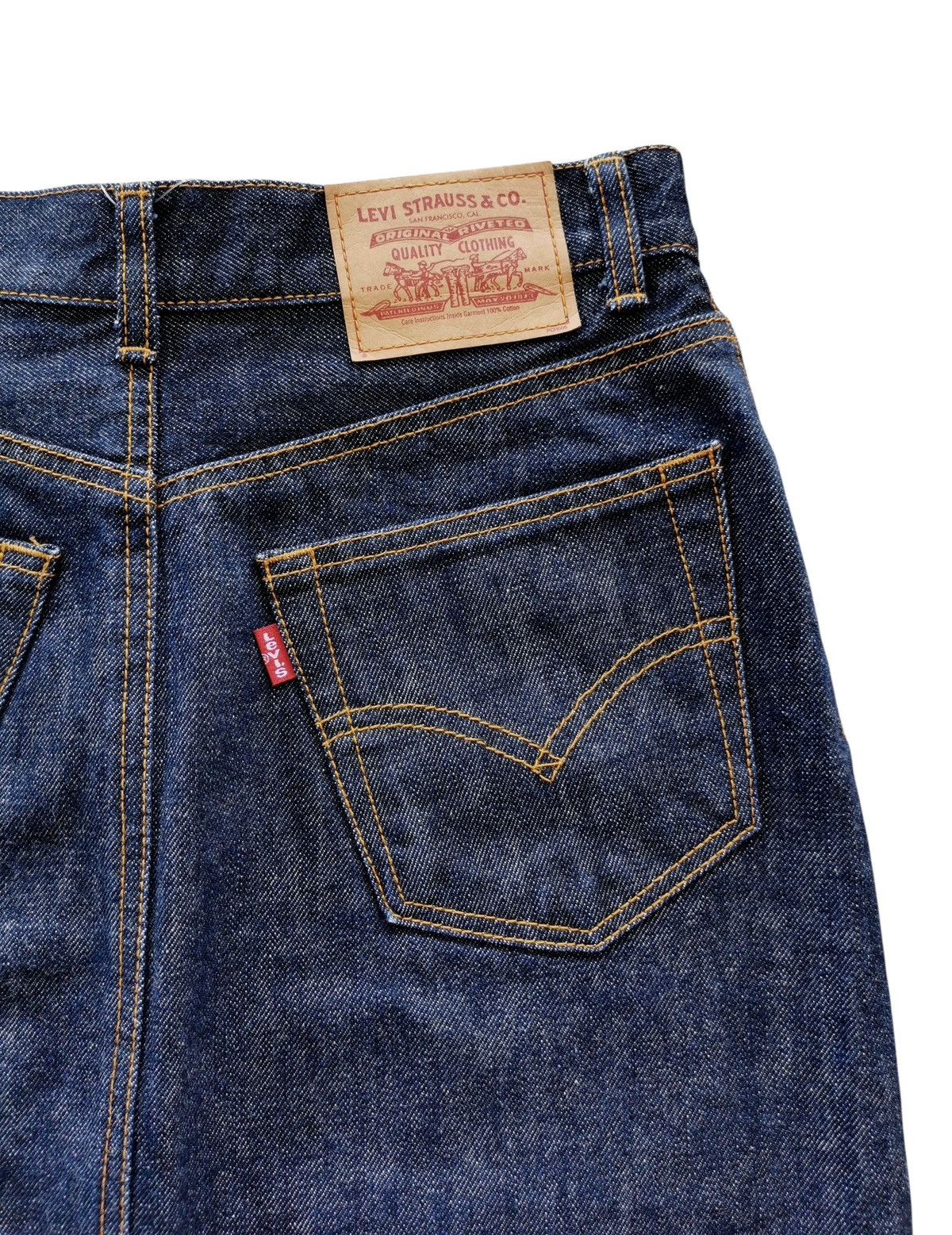 Levi's Vintage Levis Denim Skirt Size 27" / US 4 / IT 40 - 5 Thumbnail