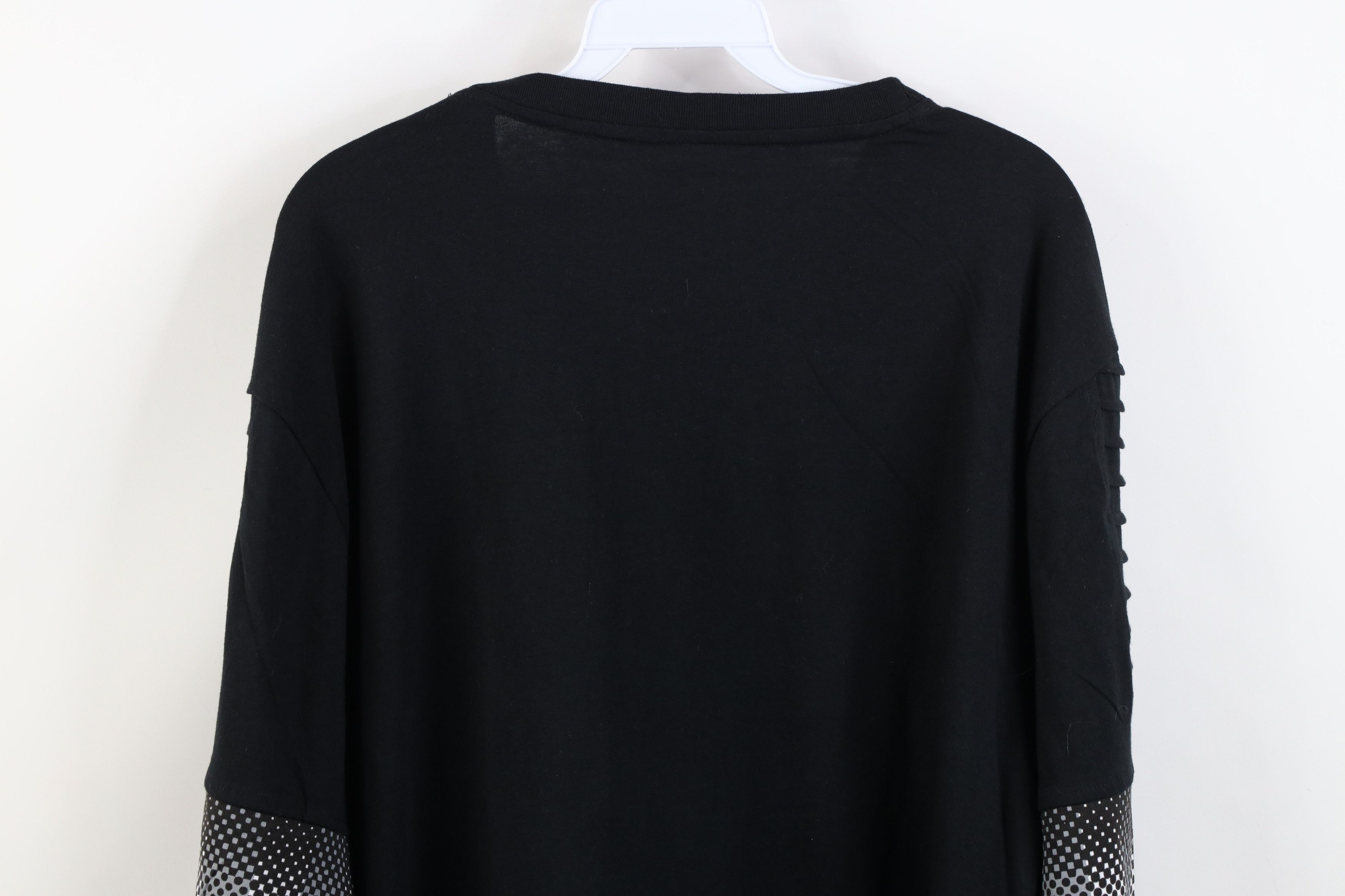 Vintage Deadstock Vintage Y2K Streetwear Flag Long Sleeve T-Shirt Size US XXL / EU 58 / 5 - 13 Thumbnail