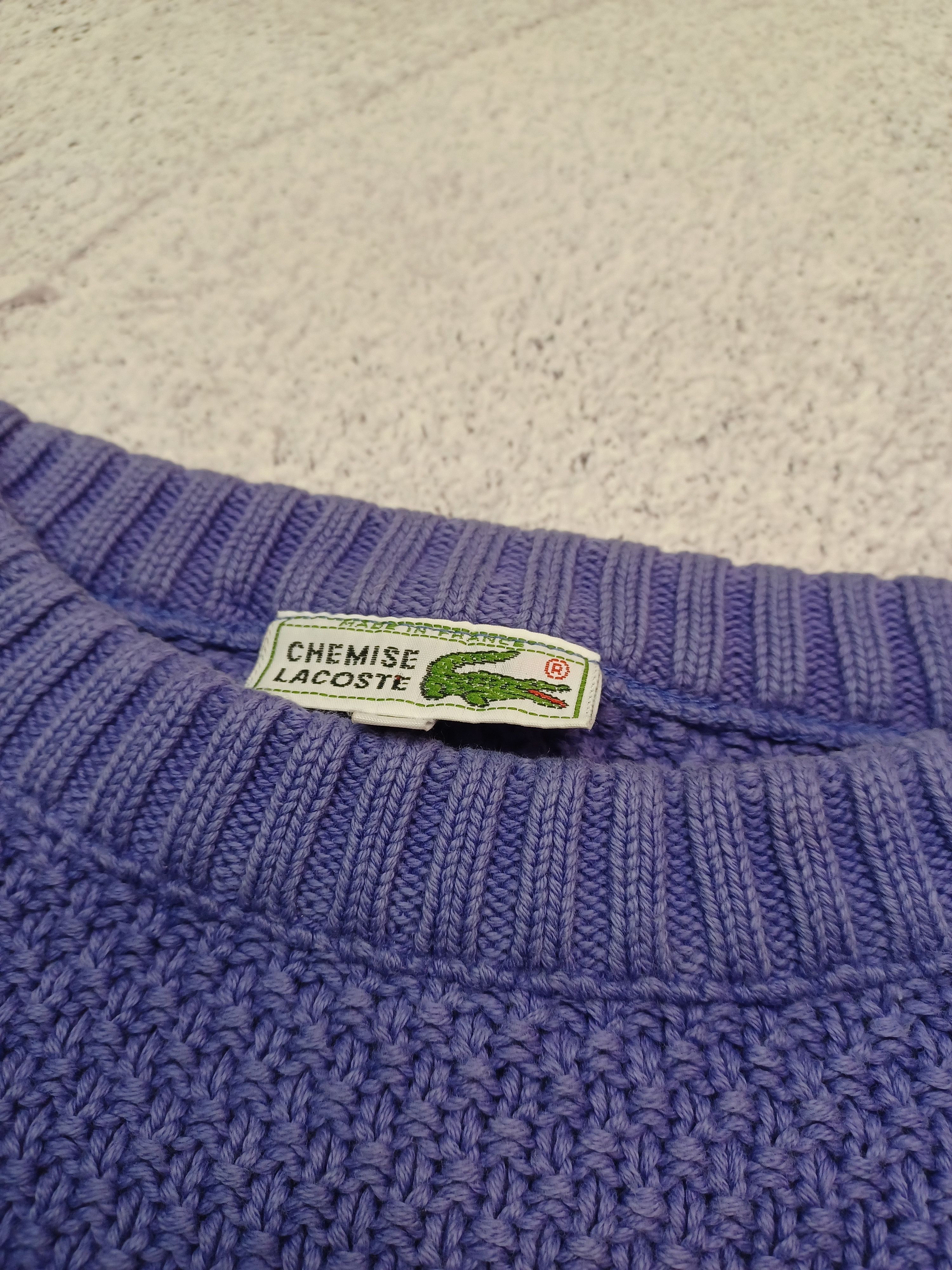 Lacoste Vintage Lacoste "Made in France" Knit Sweater Size US M / EU 48-50 / 2 - 7 Thumbnail