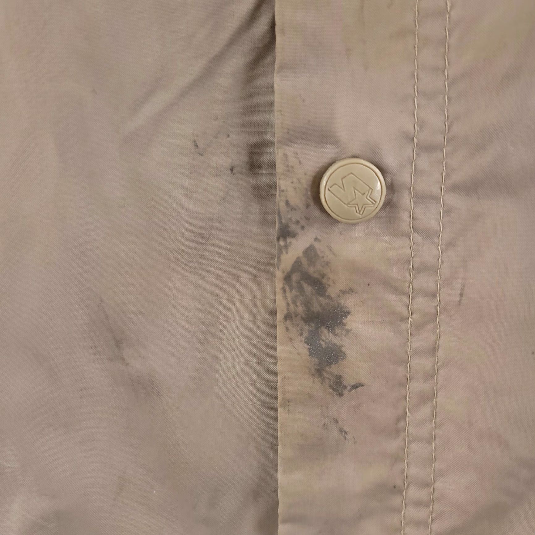 Starter VINTAGE Starter Jacket Mens XL Nylon Army Brown Windbreaker Track Jacket Brown Army Nylon Starter Jacket Mens XL Windbreaker 90s Mens Size US XL / EU 56 / 4 - 4 Thumbnail