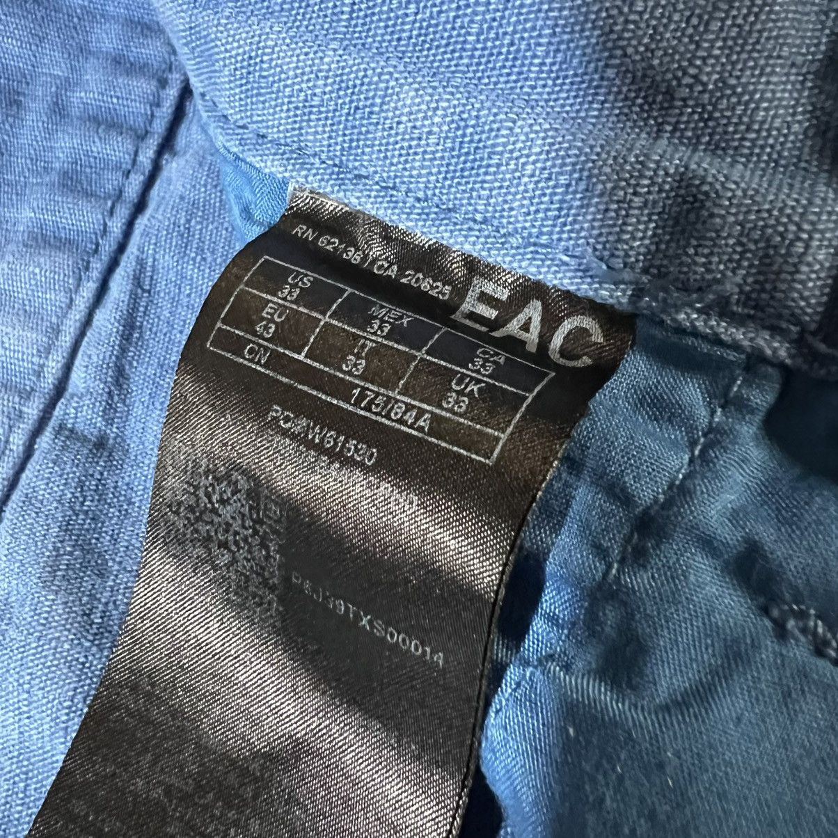 Guess × J Balvin Guess J Balvin Cargo Pants Blue Ripstop 2020 Rainbow Logo Size US 33 - 7 Thumbnail