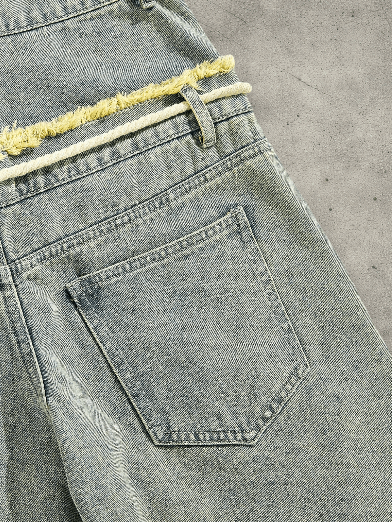 Jean Distressed Waistband shorts Size US 32 / EU 48 - 3 Thumbnail