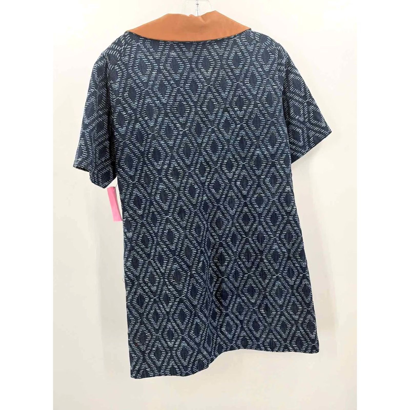 Maje Maje Dress Size 38 Blue Short Sleeve Short Pre-Owned Size 26" / US 2 / IT 38 - 2 Thumbnail